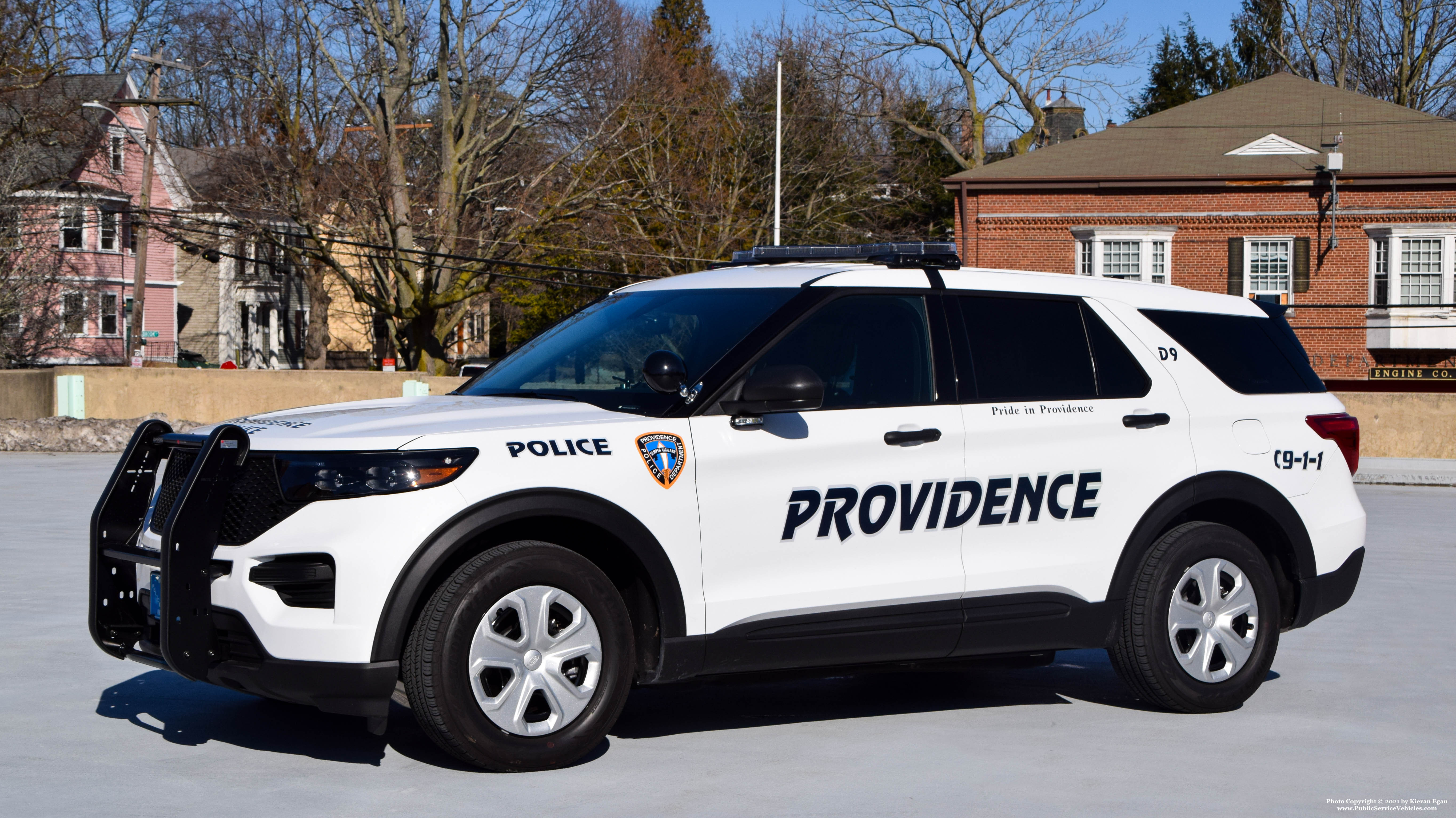 A photo  of Providence Police
            Cruiser 921, a 2020 Ford Police Interceptor Utility             taken by Kieran Egan