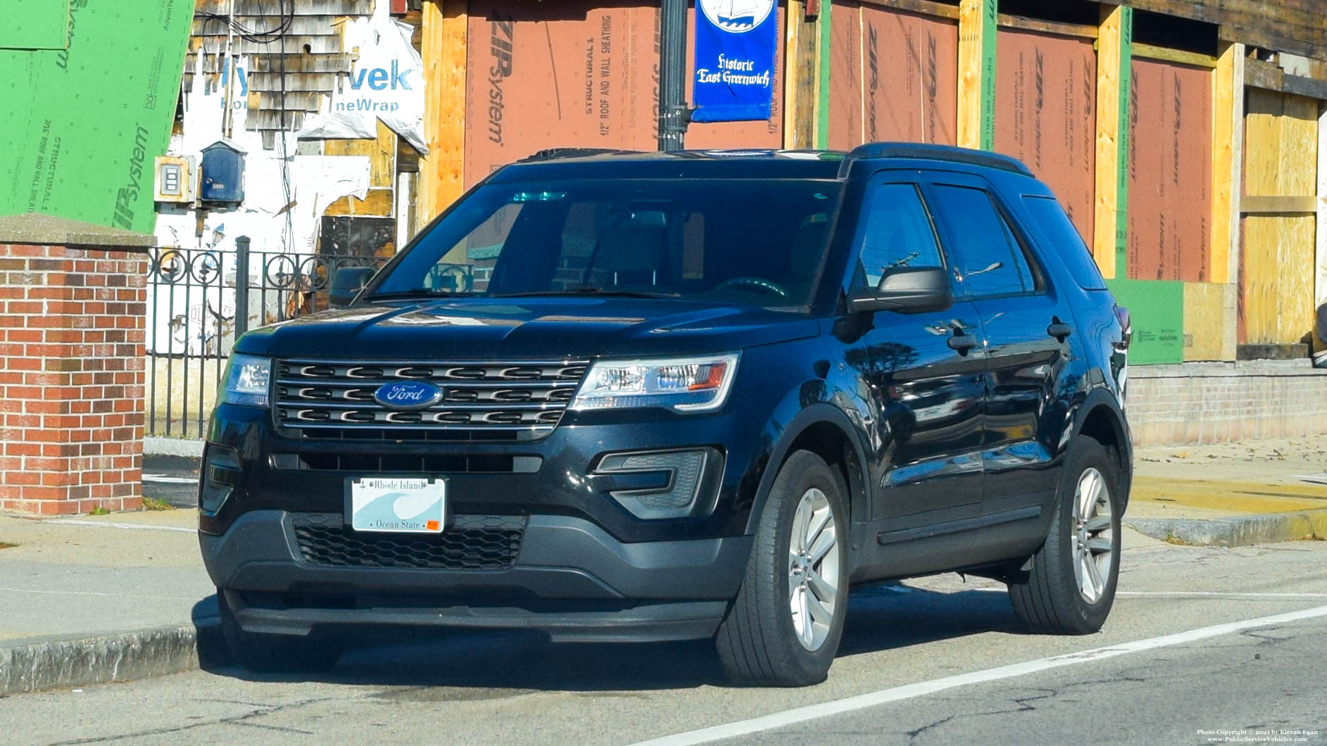 A photo  of East Greenwich Police
            Unmarked Unit, a 2016-2019 Ford Explorer/2016-2019 Ford Explorer             taken by Kieran Egan