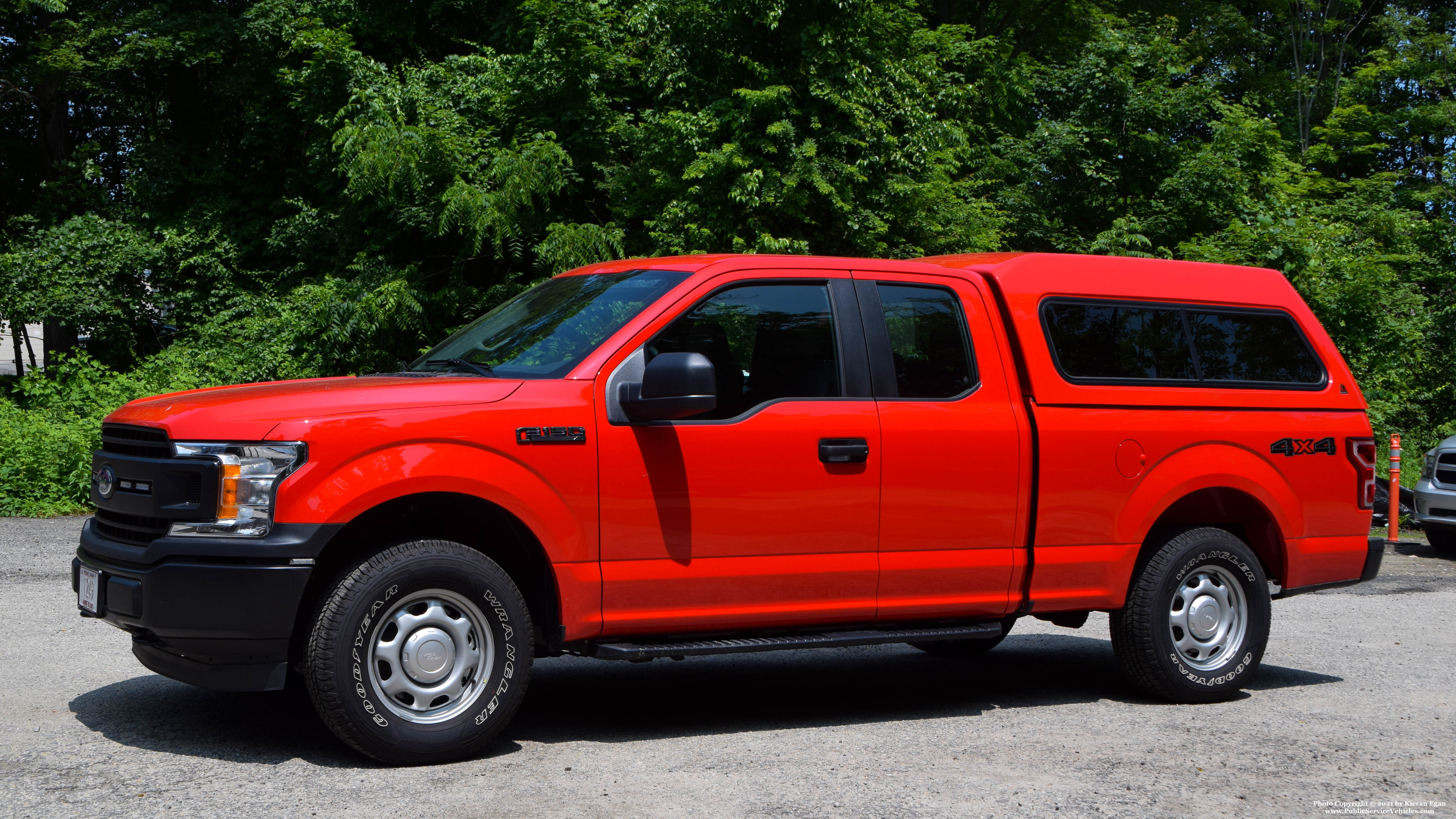 A photo  of Smithfield Fire
            Fire Prevention 1, a 2018 Ford F-150 XL Super Cab             taken by Kieran Egan