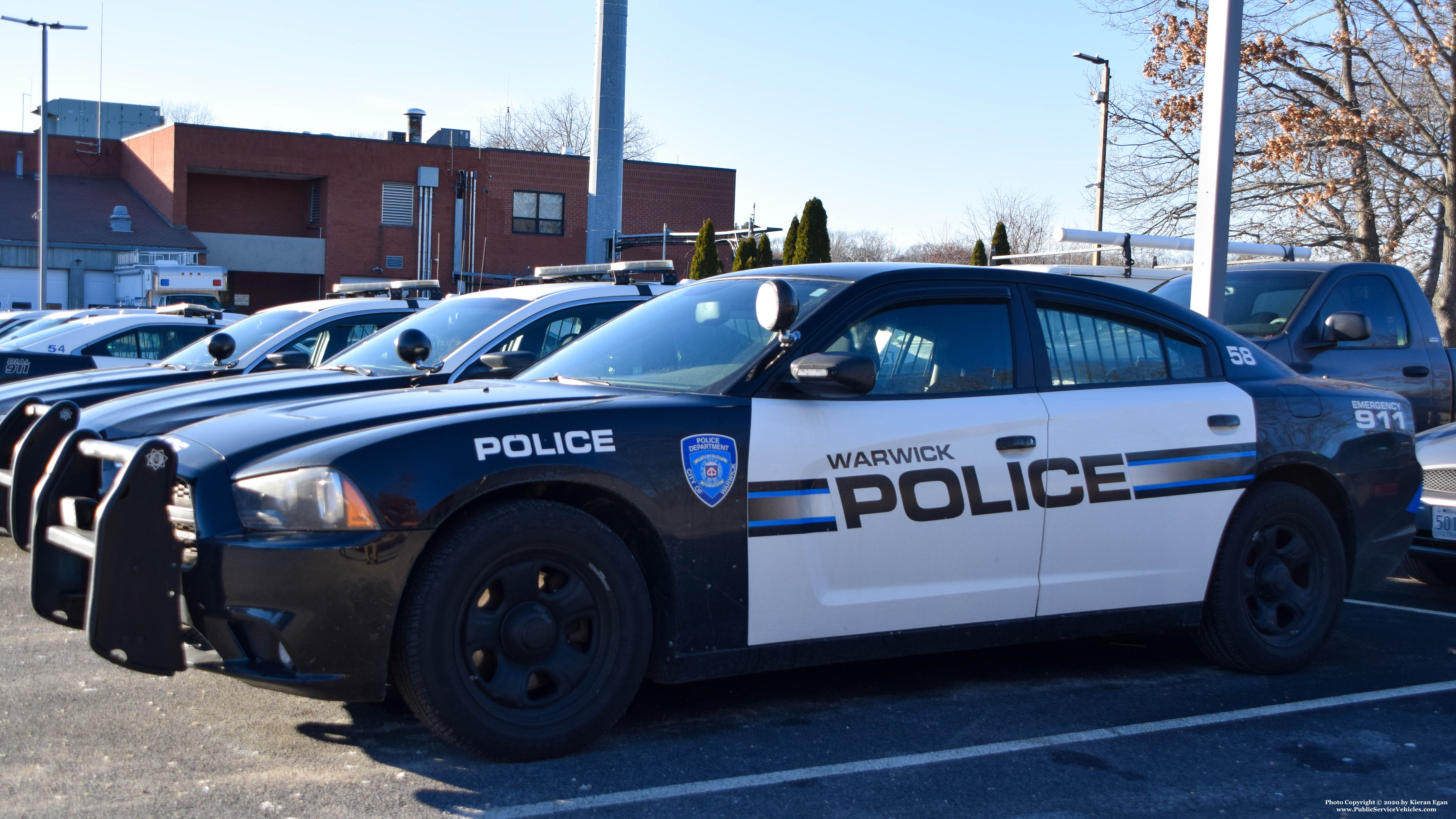 A photo  of Warwick Police
            Cruiser CP-58, a 2014 Dodge Charger             taken by Kieran Egan