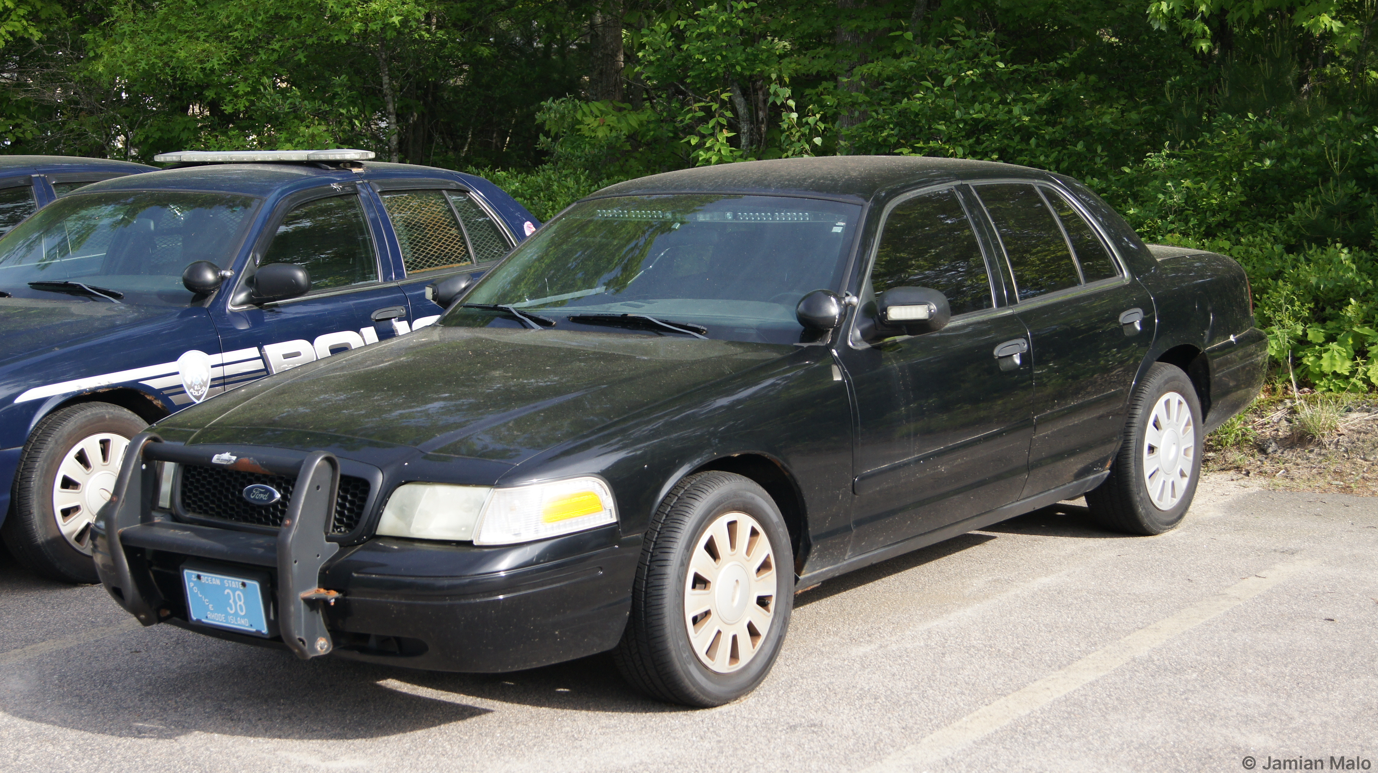 A photo  of Hopkinton Police
            Cruiser 38, a 2005-2008 Ford Crown Victoria Police Interceptor             taken by Jamian Malo