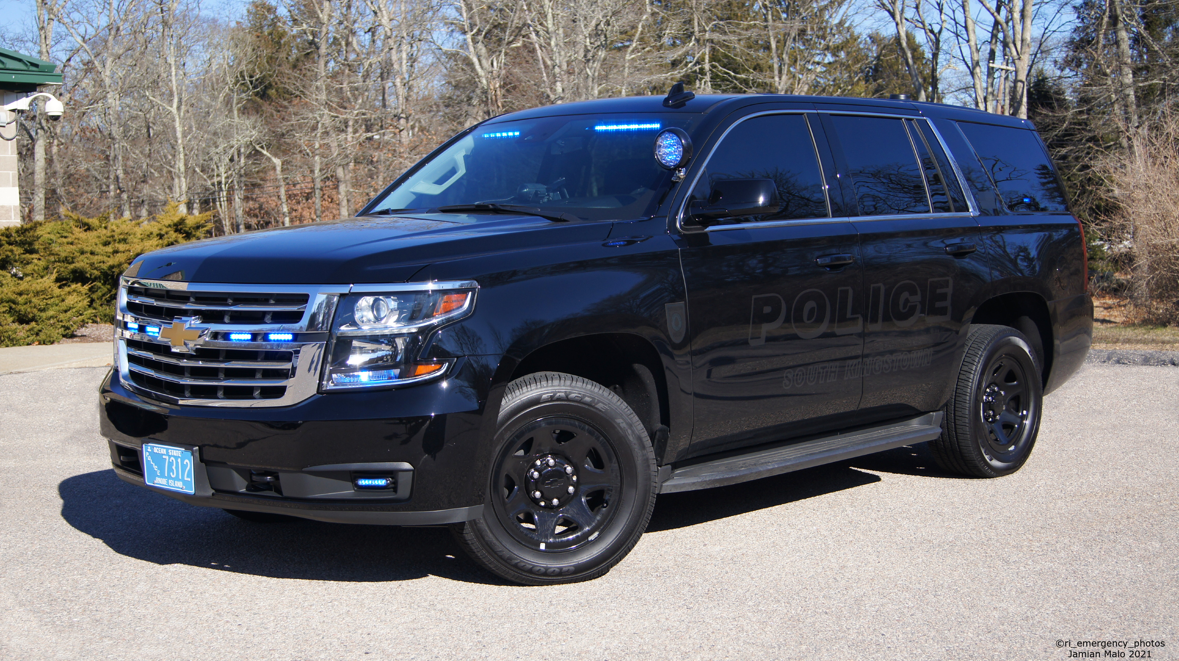 A photo  of South Kingstown Police
            Cruiser 455, a 2020 Chevrolet Tahoe             taken by Jamian Malo