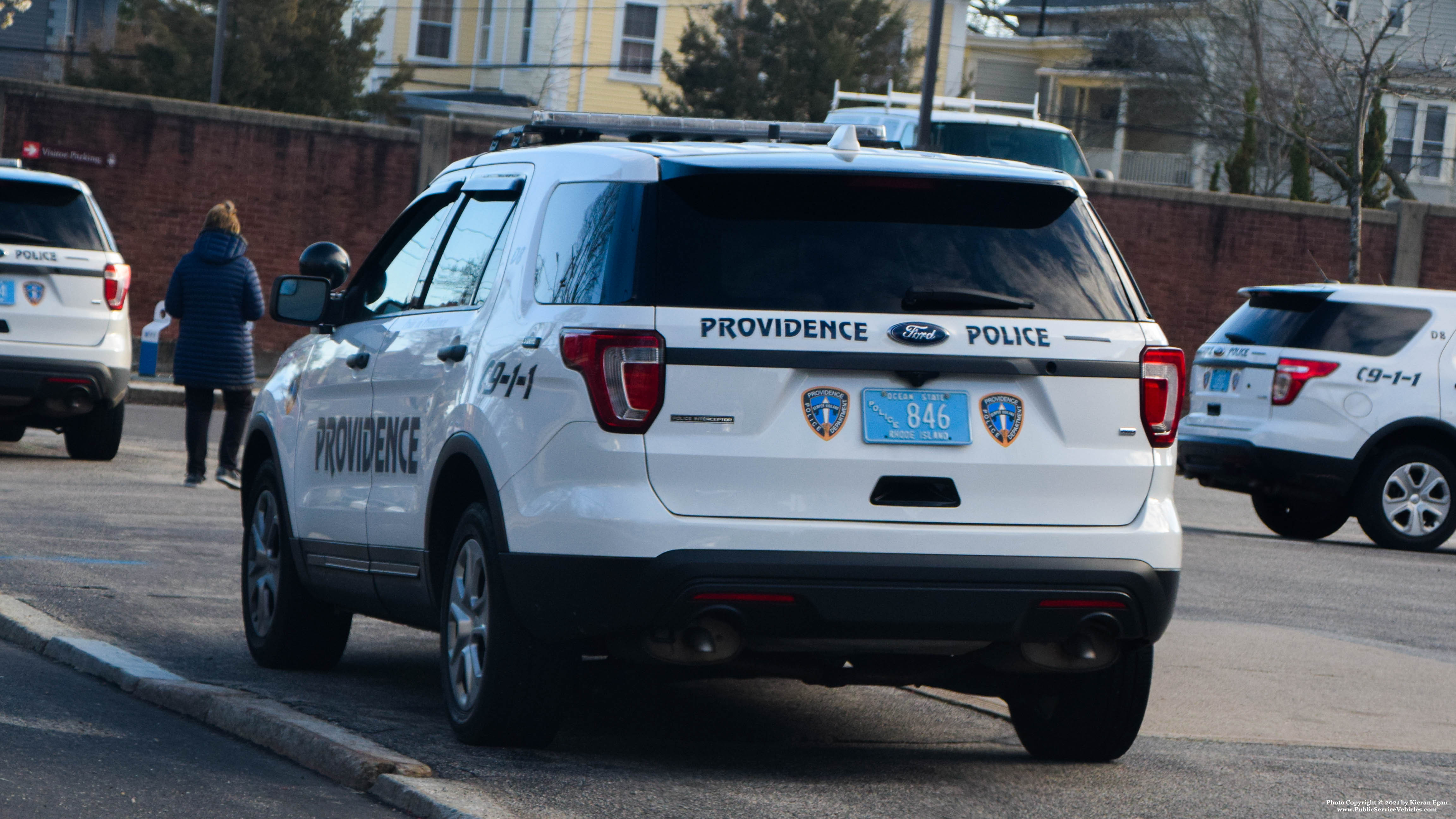 A photo  of Providence Police
            Cruiser 846, a 2017 Ford Police Interceptor Utility             taken by Kieran Egan