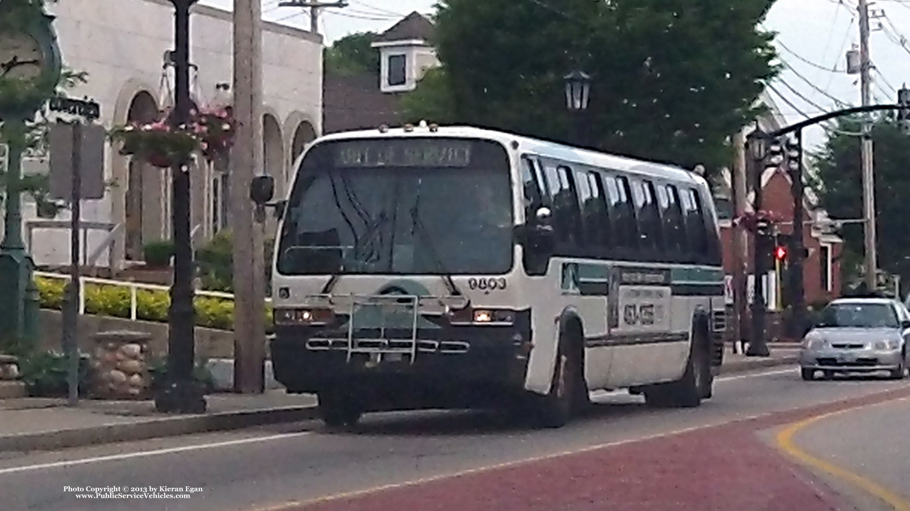 A photo  of Rhode Island Public Transit Authority
            Bus 9803, a 1998 Nova Bus RTS RTNFD82             taken by Kieran Egan