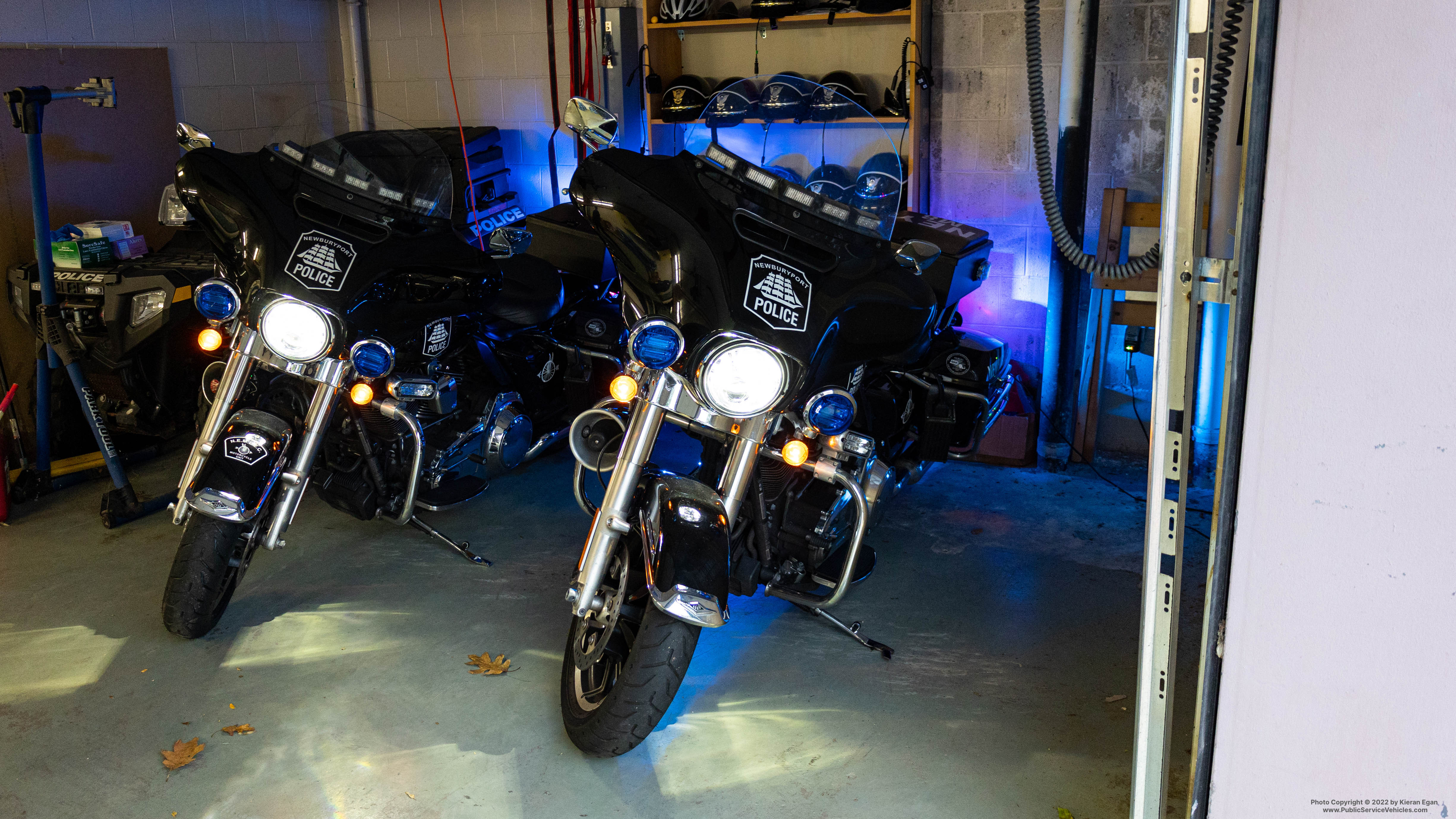 A photo  of Newburyport Police
            Motorcycle 8, a 2010-2020 Harley Davidson Electra Glide             taken by Kieran Egan