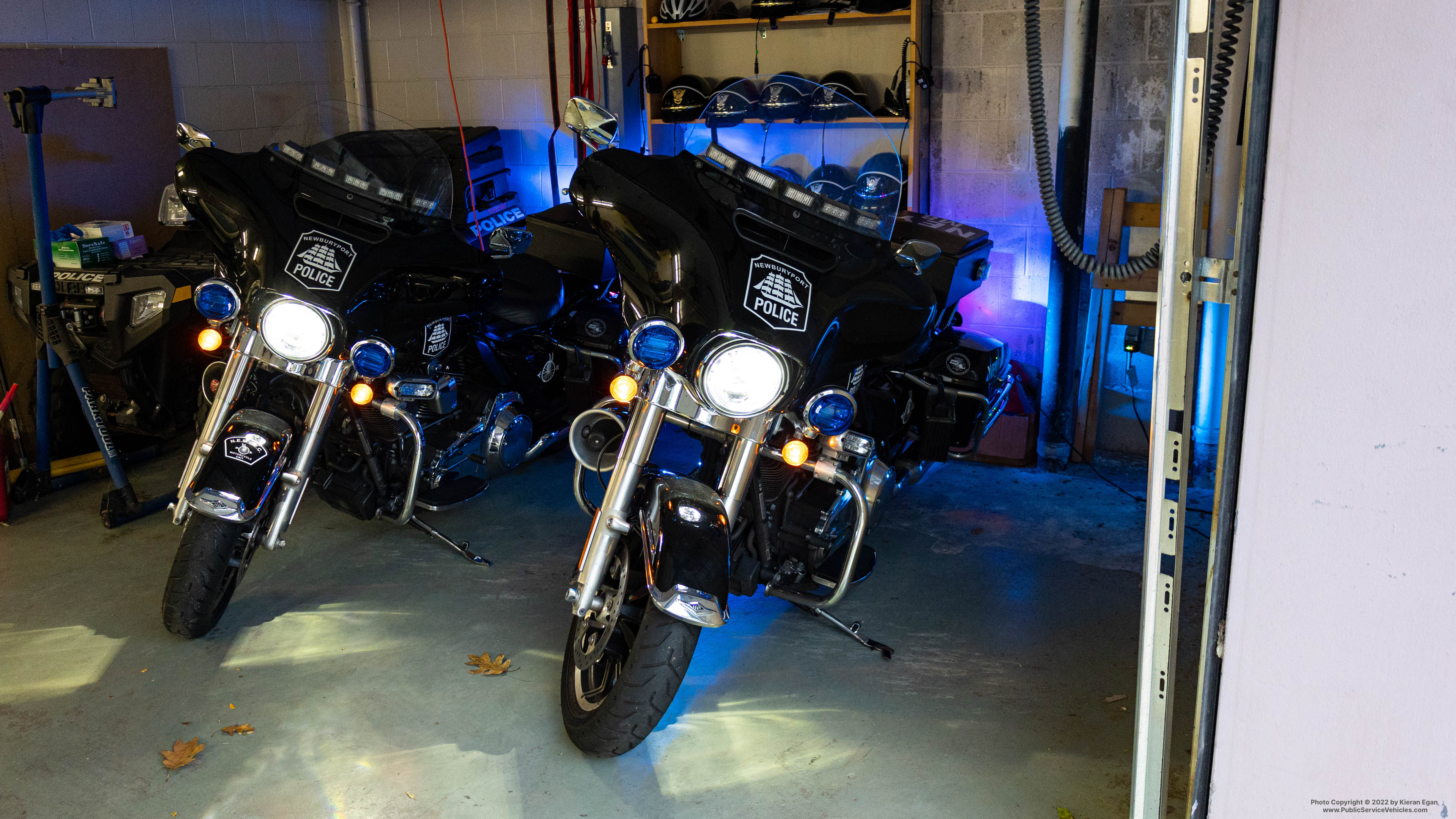 A photo  of Newburyport Police
            Motorcycle 8, a 2010-2020 Harley-Davidson Electra Glide             taken by Kieran Egan