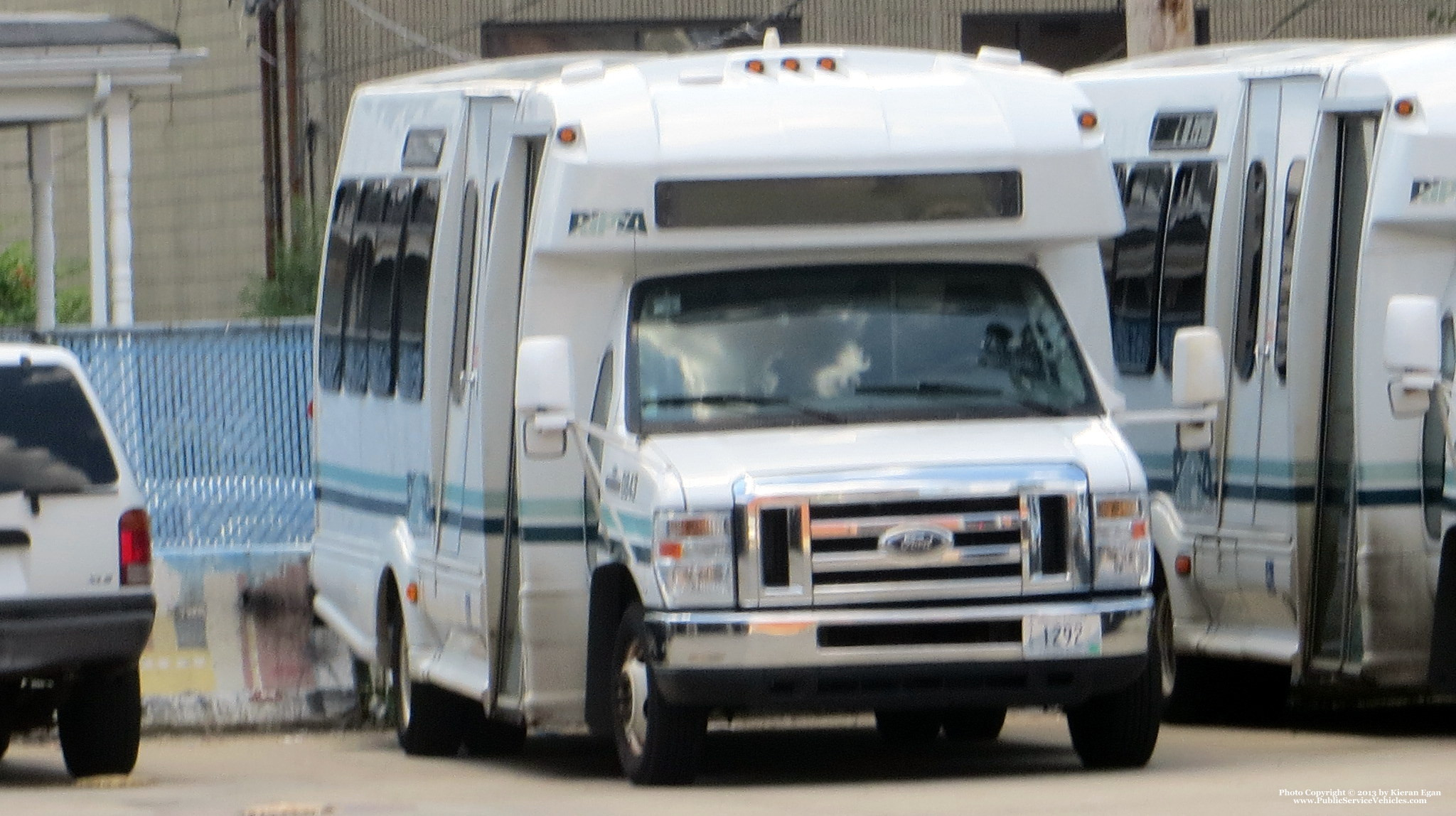 A photo  of Rhode Island Public Transit Authority
            Flex Van 0843, a 2008 Ford E-450 Bus             taken by Kieran Egan