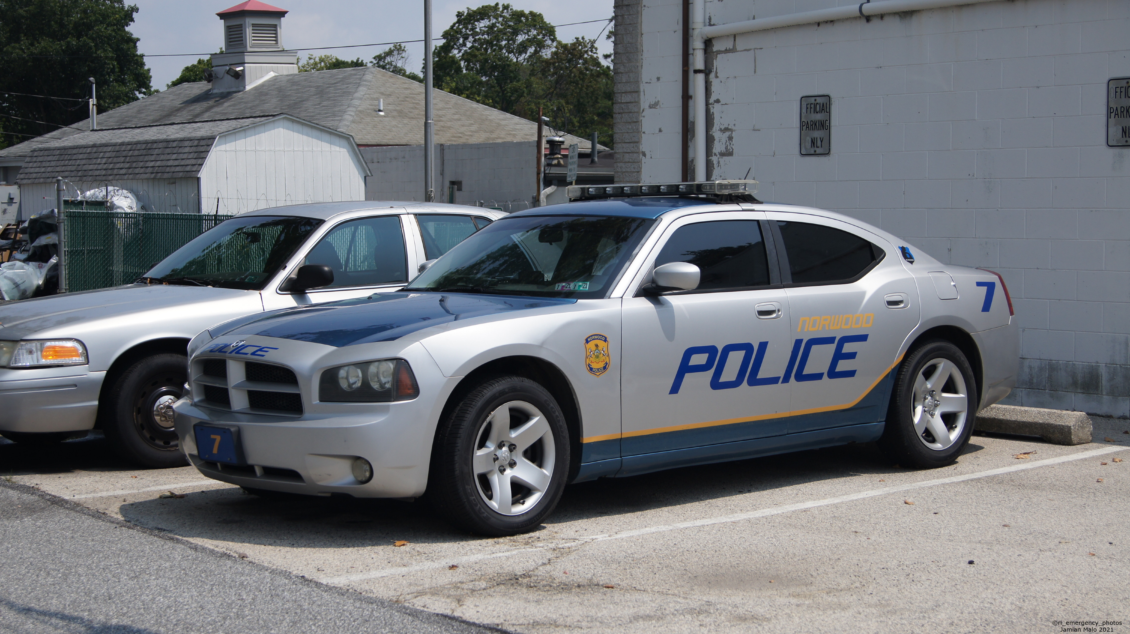 A photo  of Norwood Police
            Car 7, a 2006-2010 Dodge Charger             taken by Jamian Malo