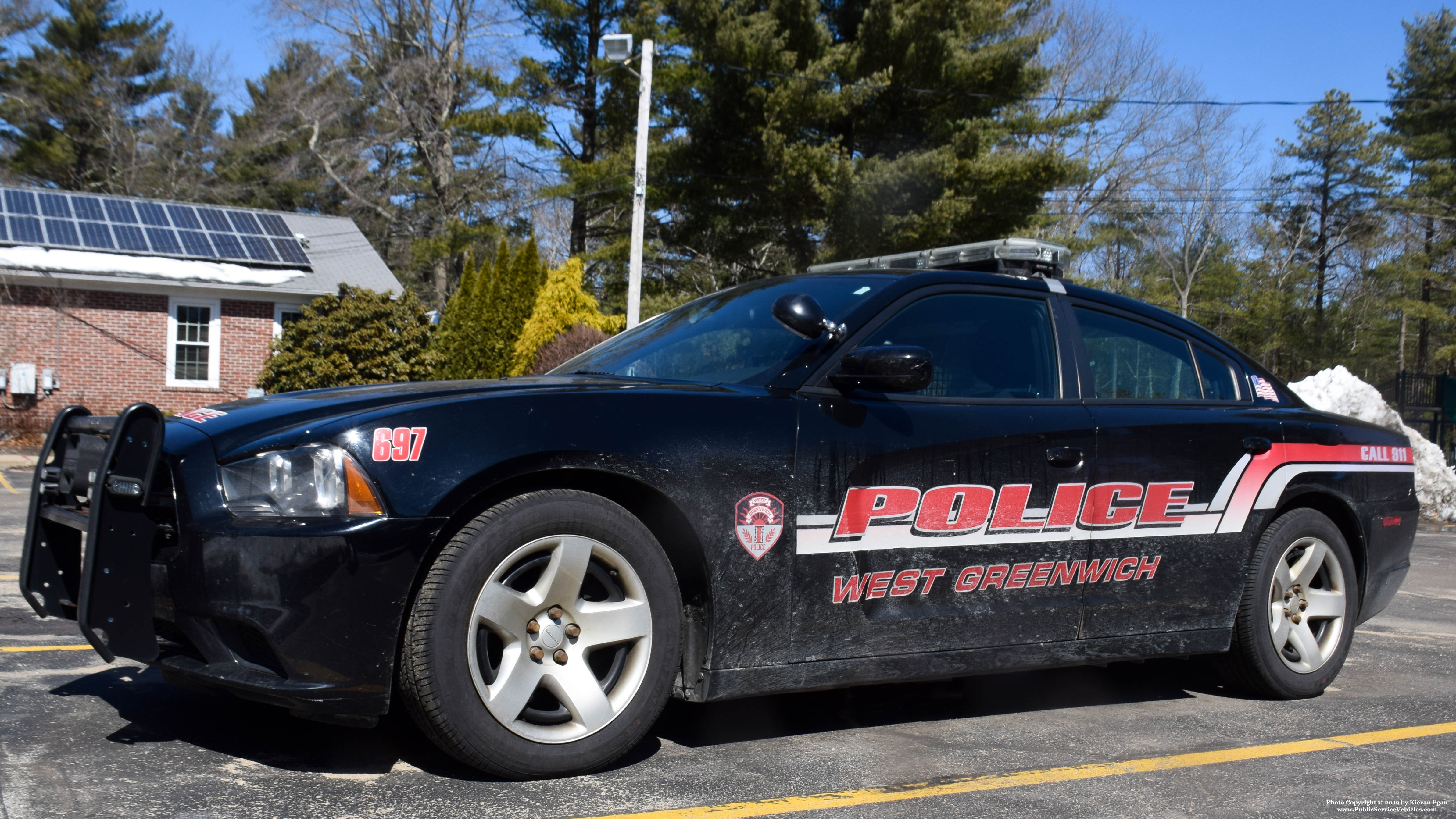 A photo  of West Greenwich Police
            Cruiser 697, a 2013 Dodge Charger             taken by Kieran Egan