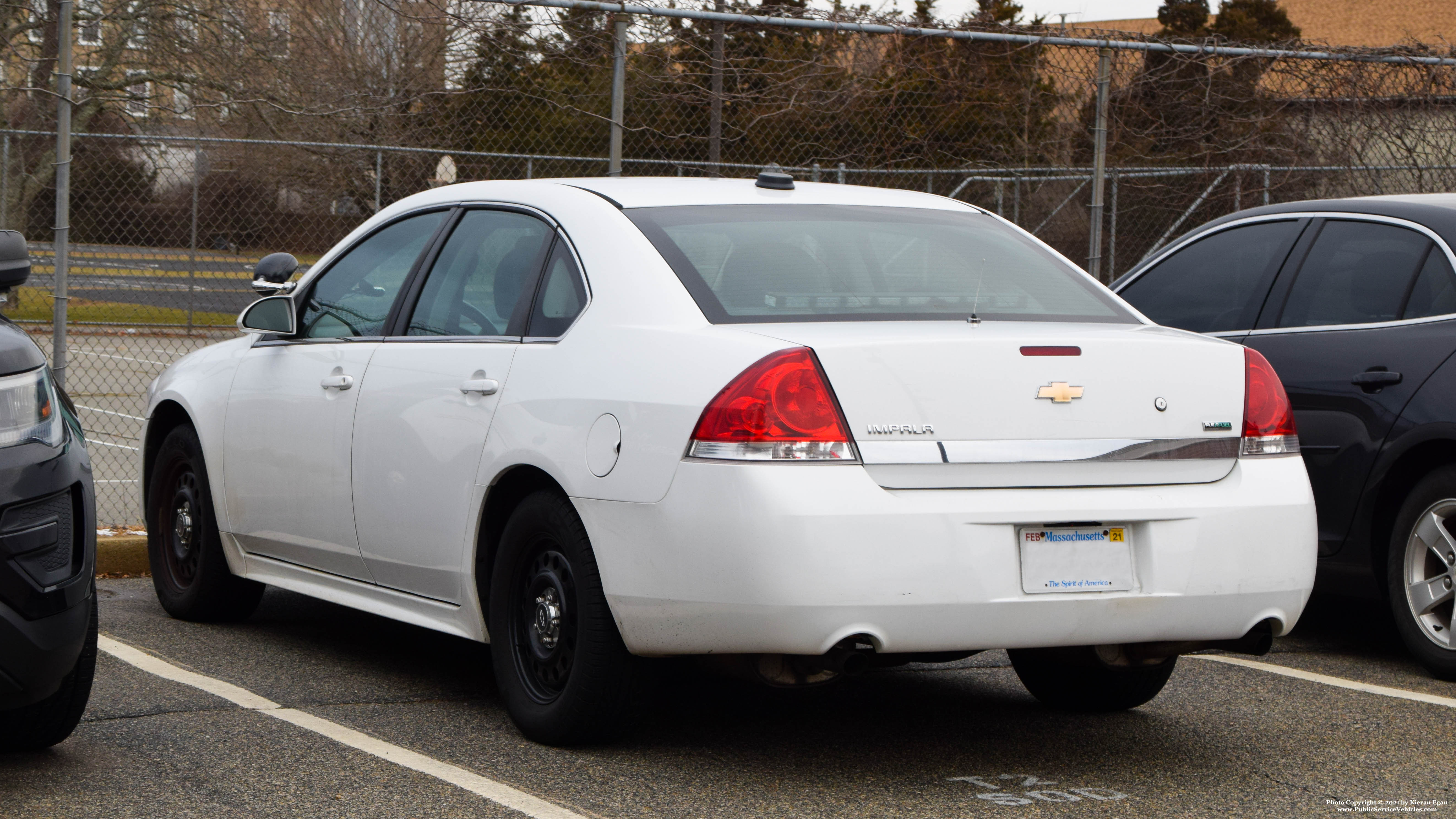 A photo  of Fall River Police
            T-2, a 2011 Chevrolet Impala             taken by Kieran Egan