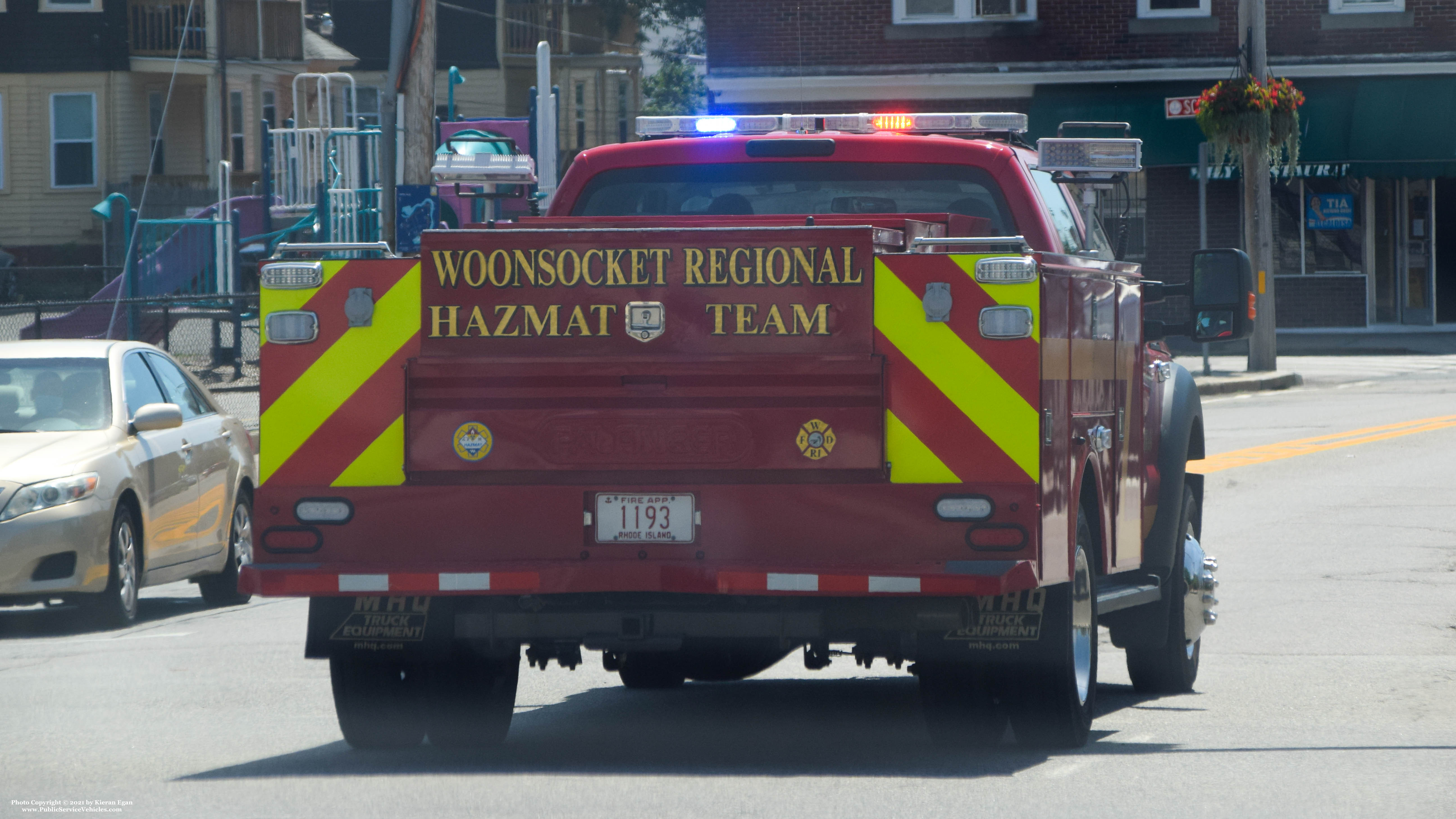 A photo  of Woonsocket Regional HazMat Team
            HazMat 2, a 2016 Ford F-550             taken by Kieran Egan