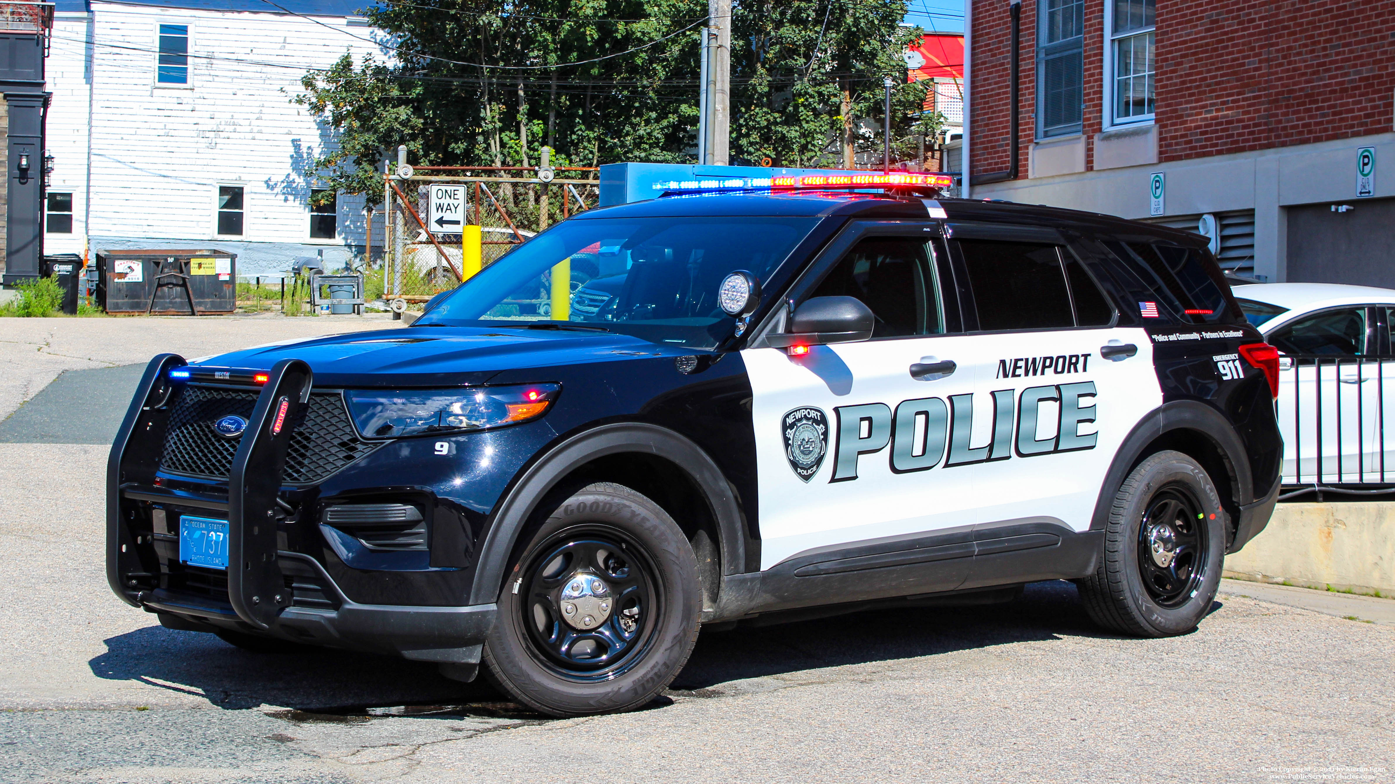 A photo  of Newport Police
            Car 9, a 2020 Ford Police Interceptor Utility             taken by Kieran Egan