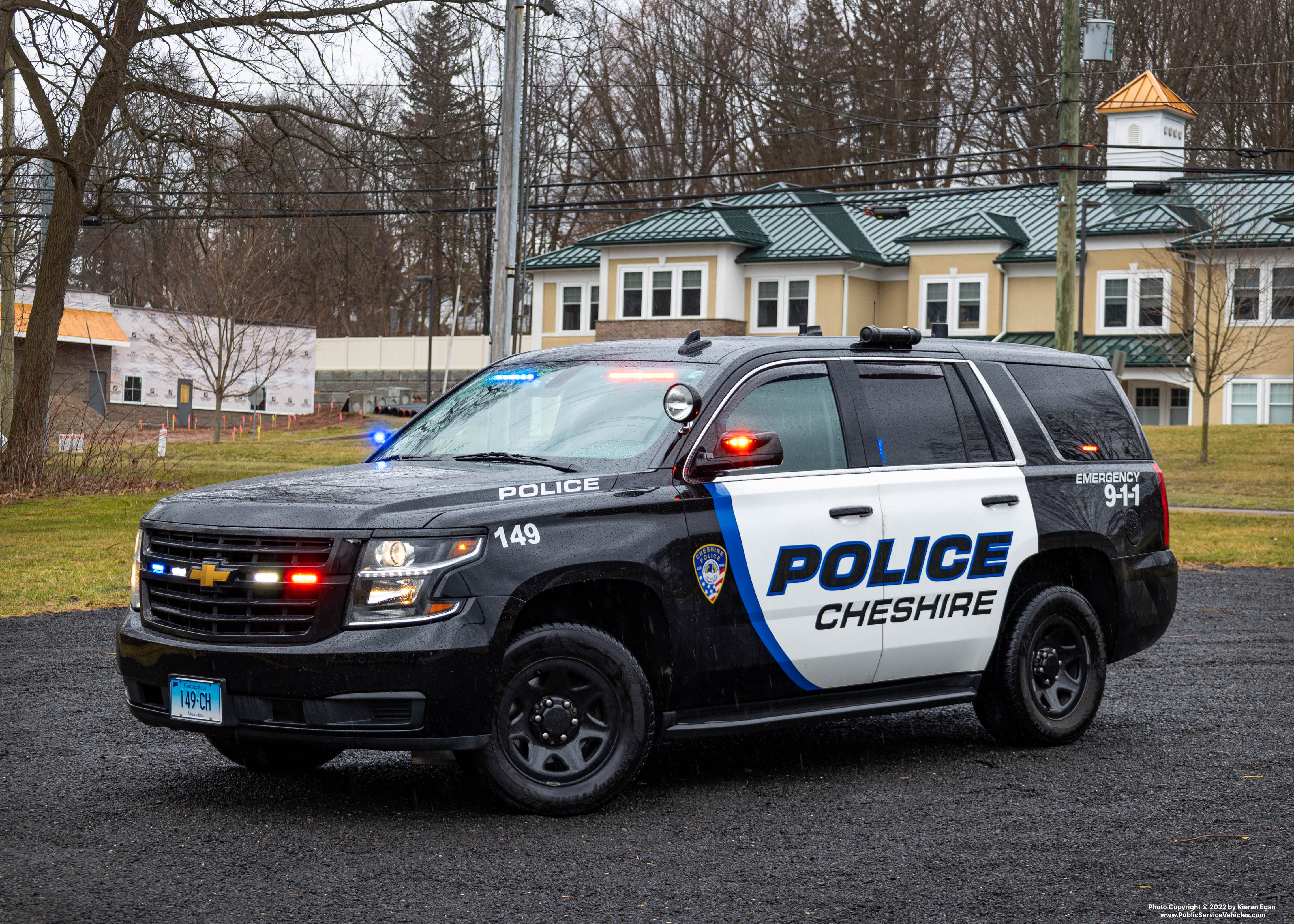 A photo  of Cheshire Police
            Cruiser 149, a 2015-2020 Chevrolet Tahoe             taken by Kieran Egan