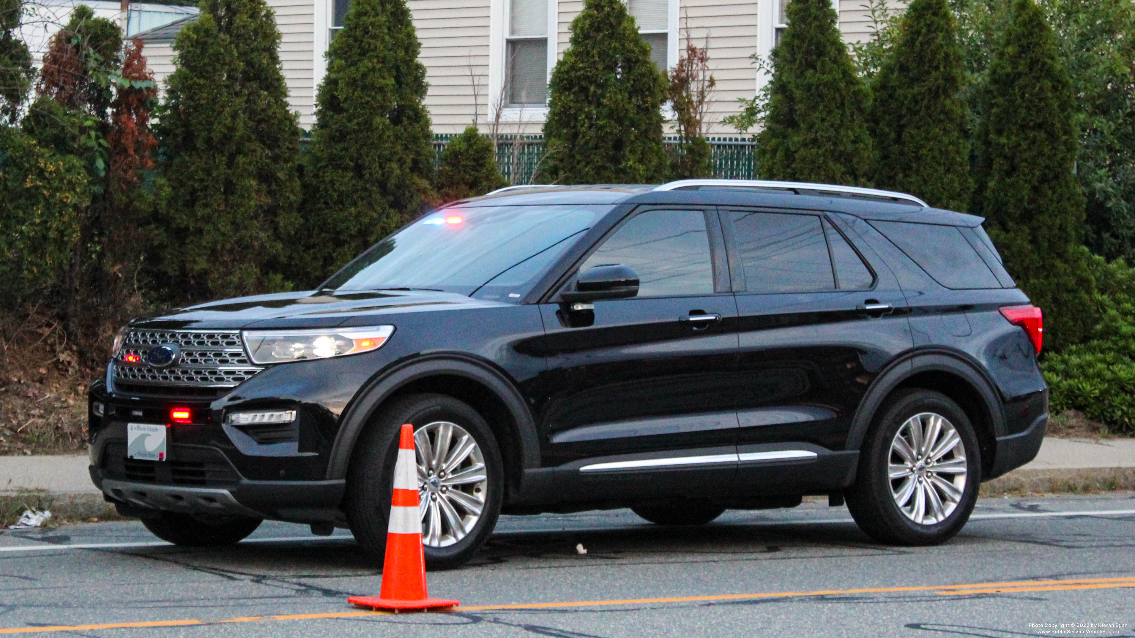 A photo  of Cranston Police
            Unmarked Unit, a 2020 Ford Explorer             taken by Kieran Egan