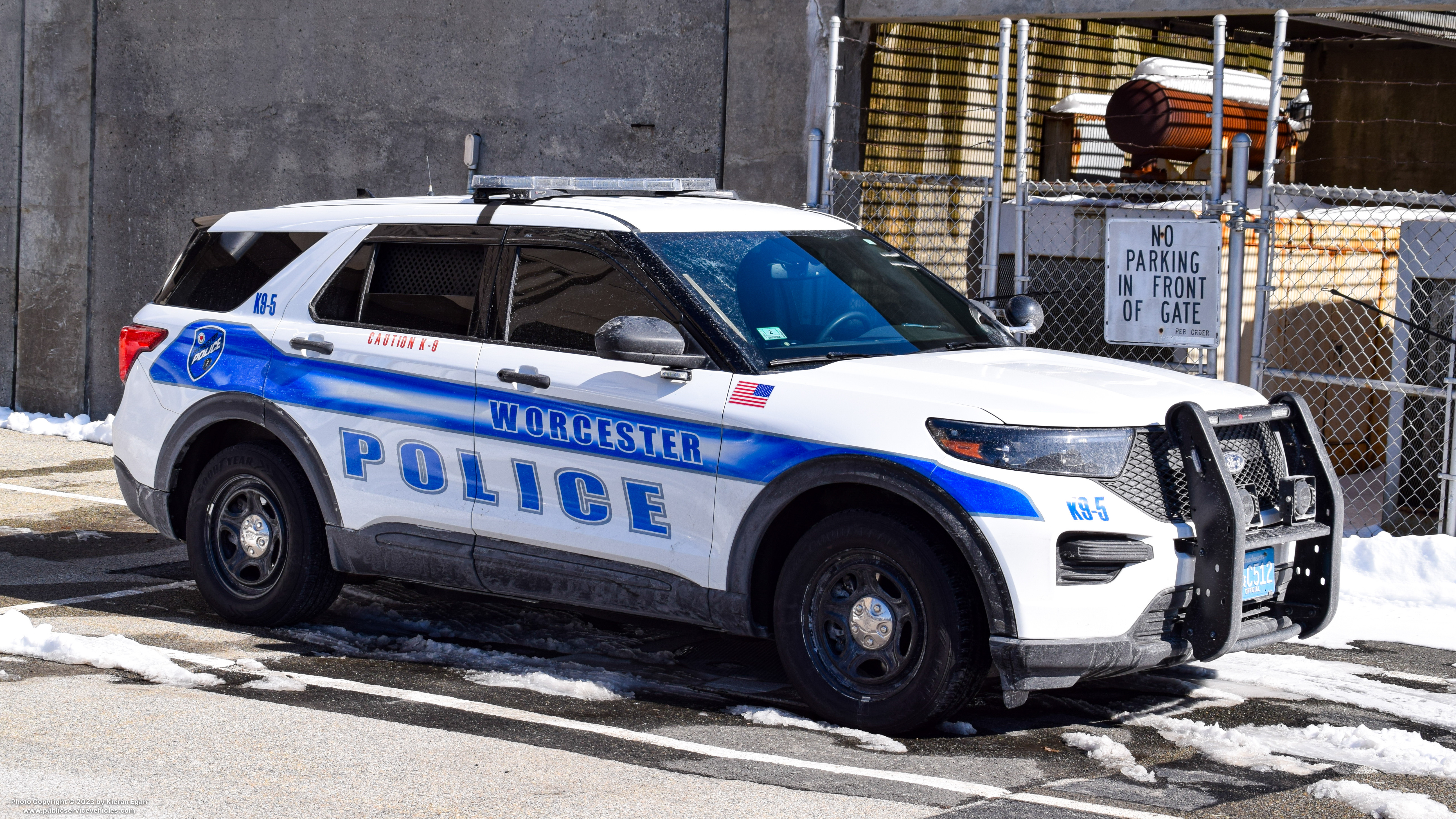 A photo  of Worcester Police
            K9-5, a 2020 Ford Police Interceptor Utility             taken by Kieran Egan