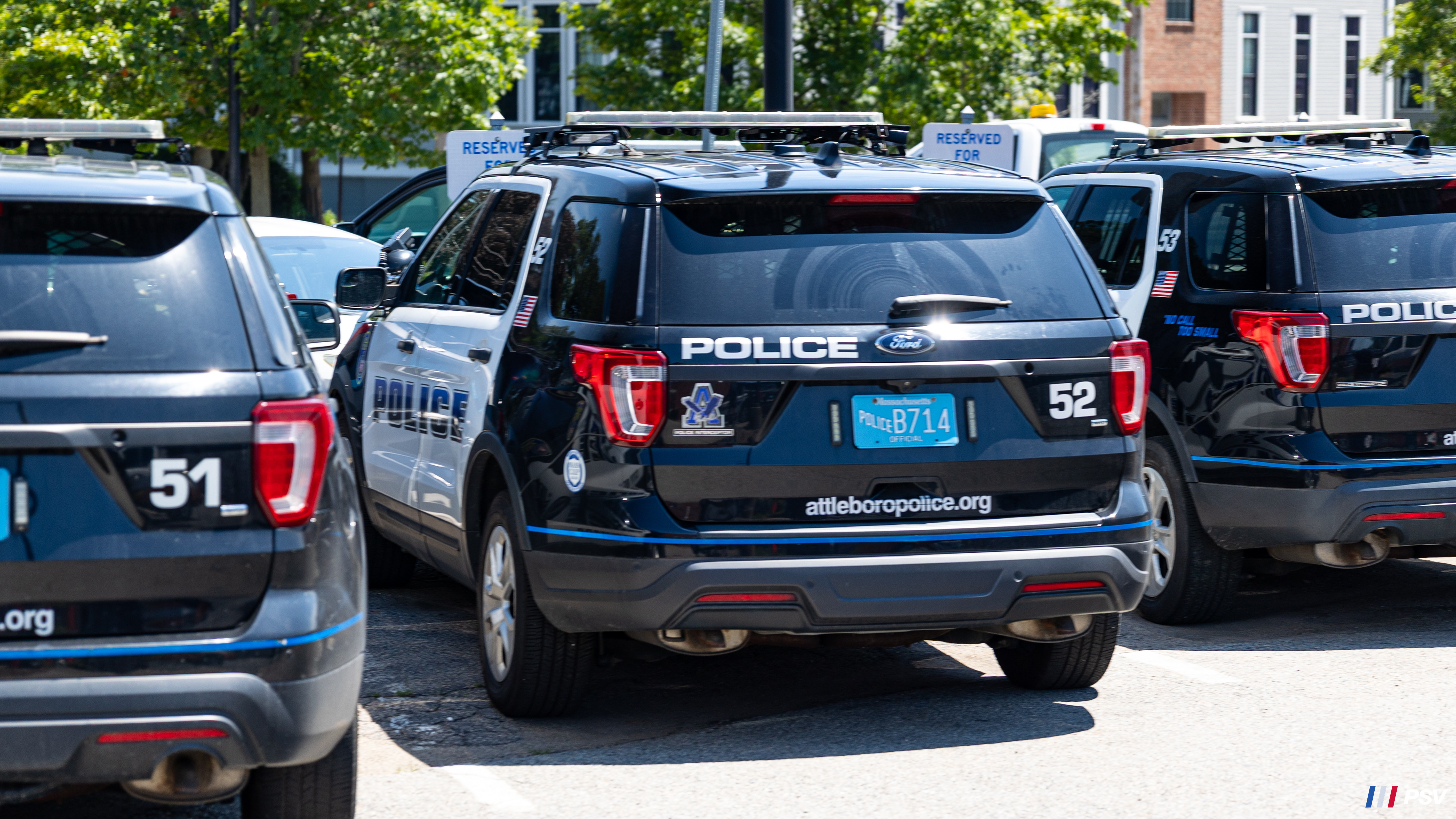 A photo  of Attleboro Police
            Car 52, a 2018 Ford Police Interceptor Utility             taken by Kieran Egan