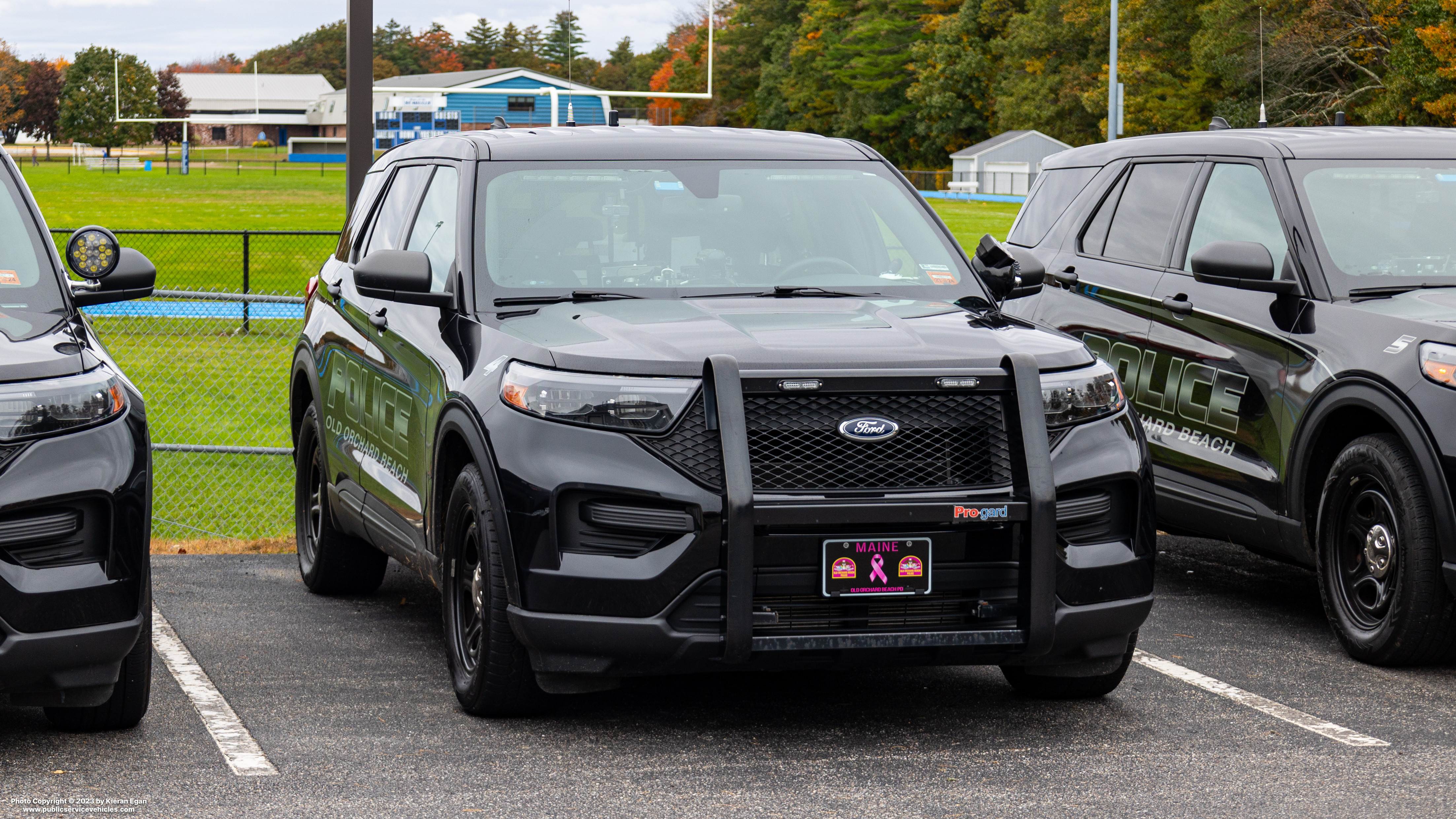 A photo  of Old Orchard Beach Police
            Car 4, a 2020-2023 Ford Police Interceptor Utility             taken by Kieran Egan
