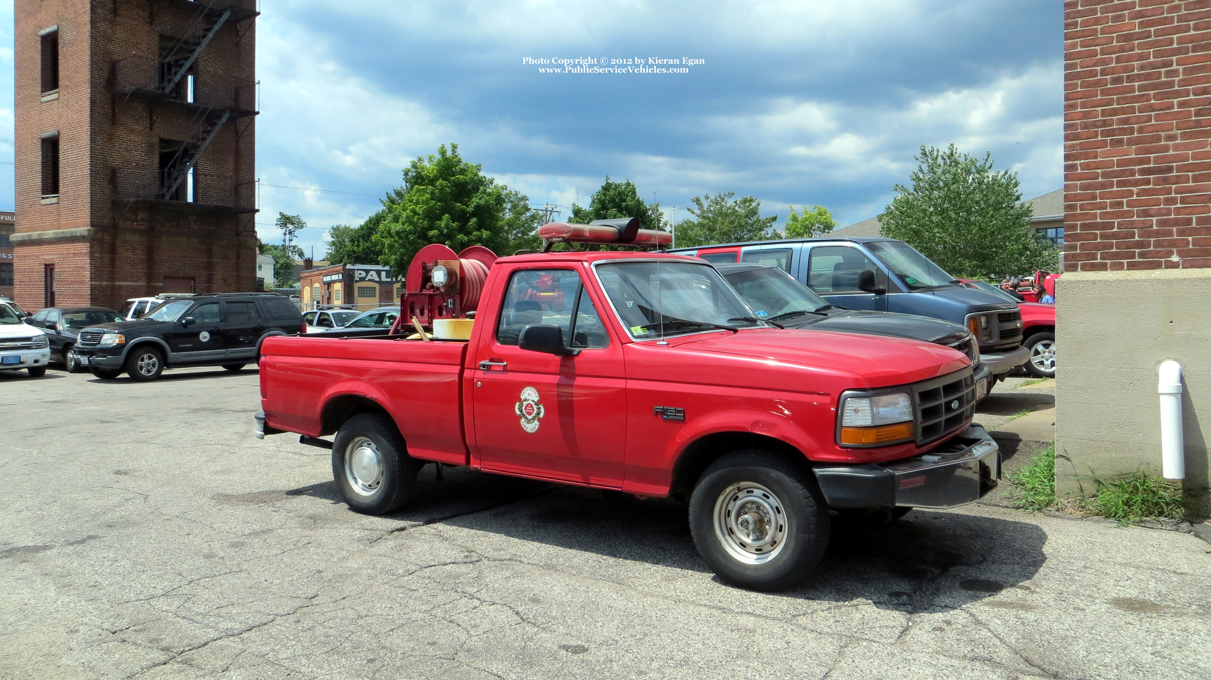 A photo  of Providence Fire
            Car 83, a 1992-1997 Ford F-150             taken by Kieran Egan