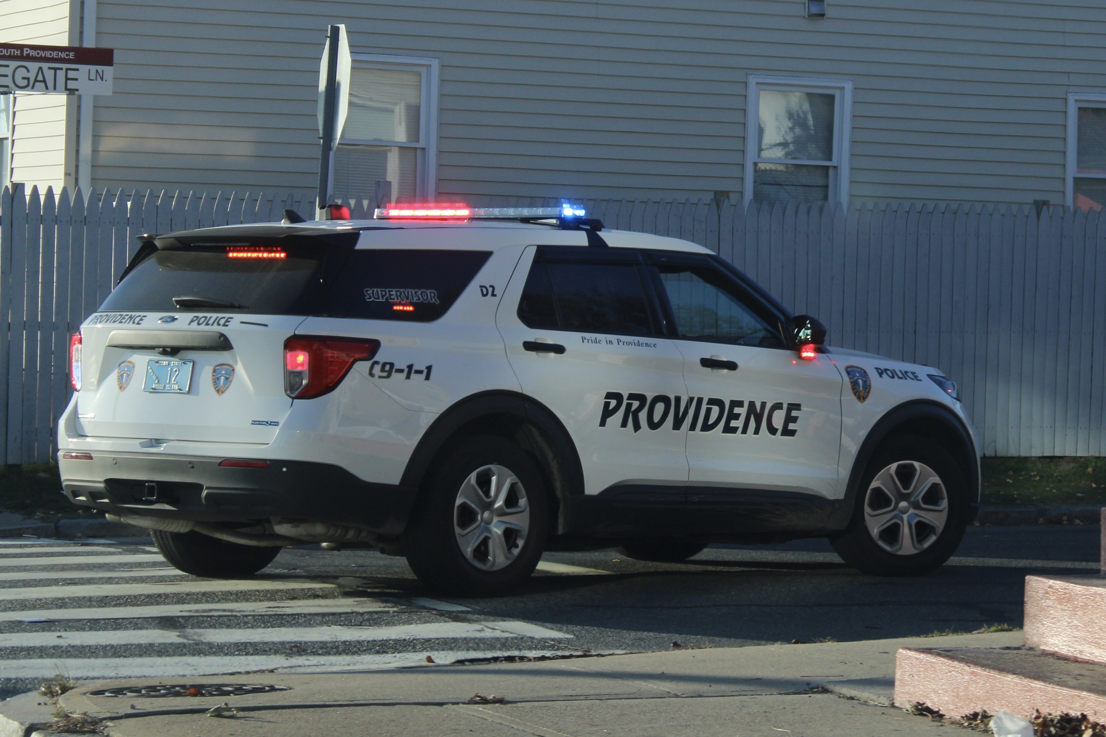A photo  of Providence Police
            Cruiser 12, a 2020 Ford Police Interceptor Utility             taken by @riemergencyvehicles