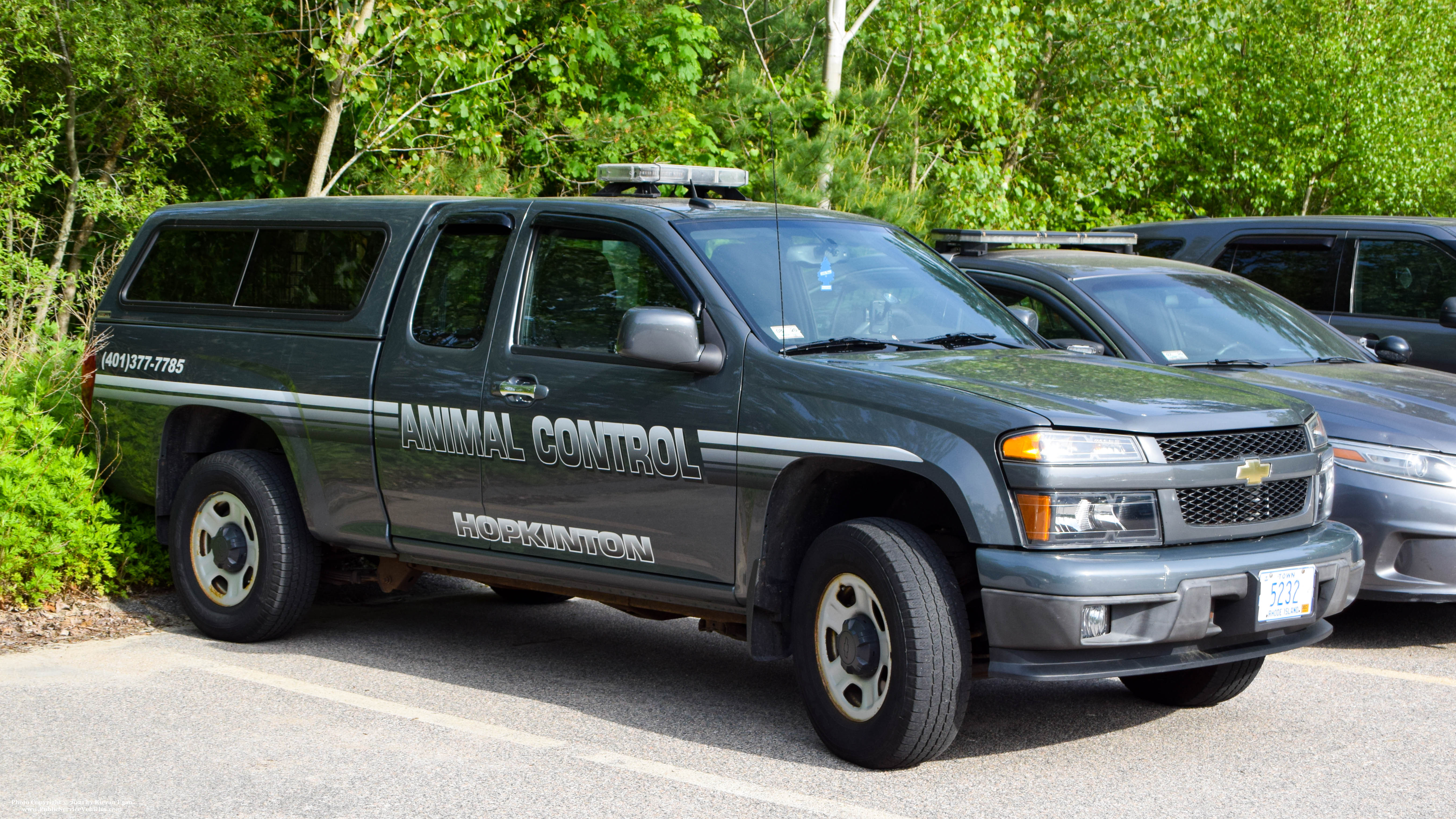 A photo  of Hopkinton Police
            Cruiser 5232, a 2009-2012 Chevrolet Colorado             taken by Kieran Egan