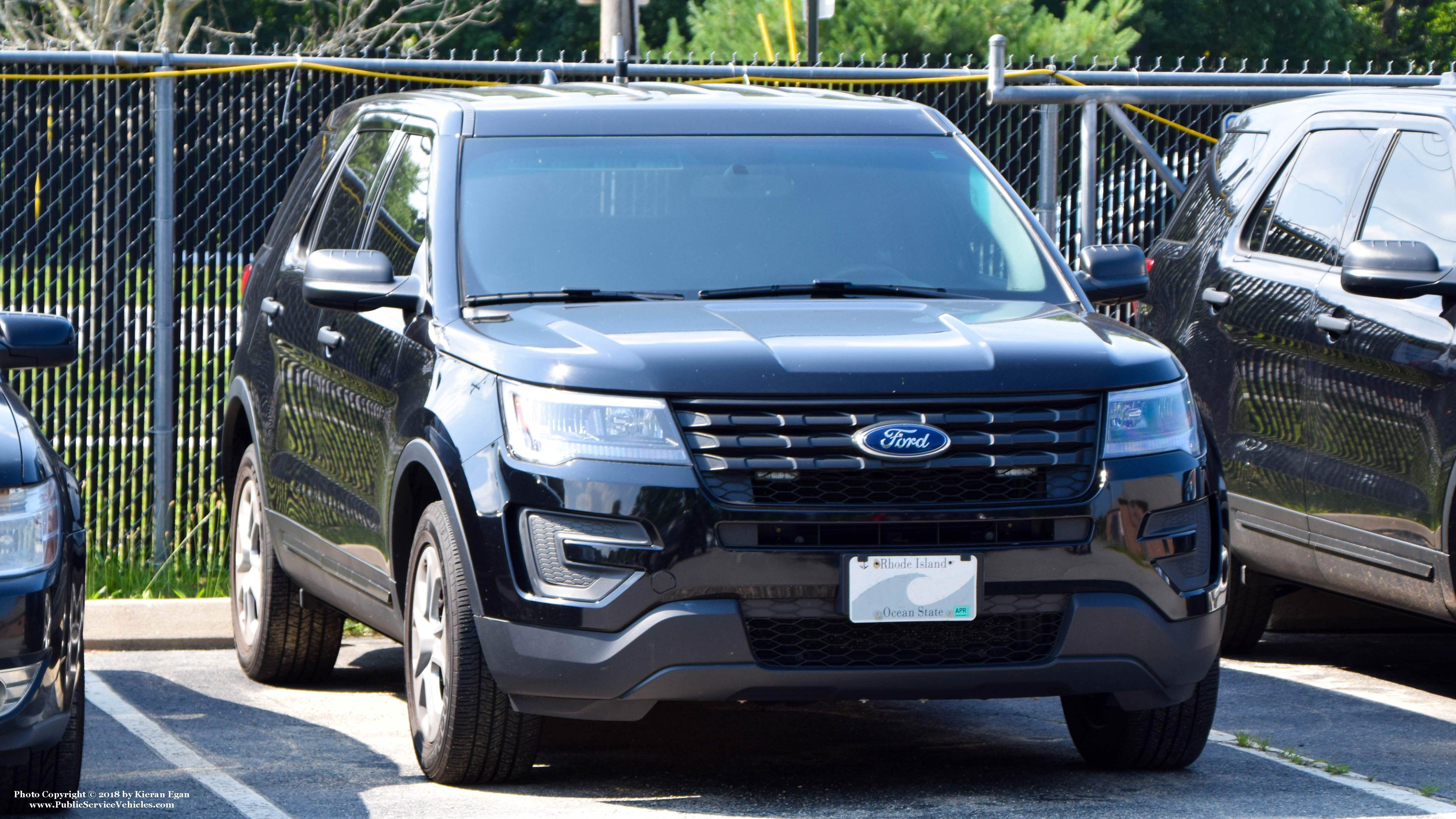 A photo  of Burrillville Police
            Cruiser 2023, a 2018 Ford Police Interceptor Utility             taken by Kieran Egan