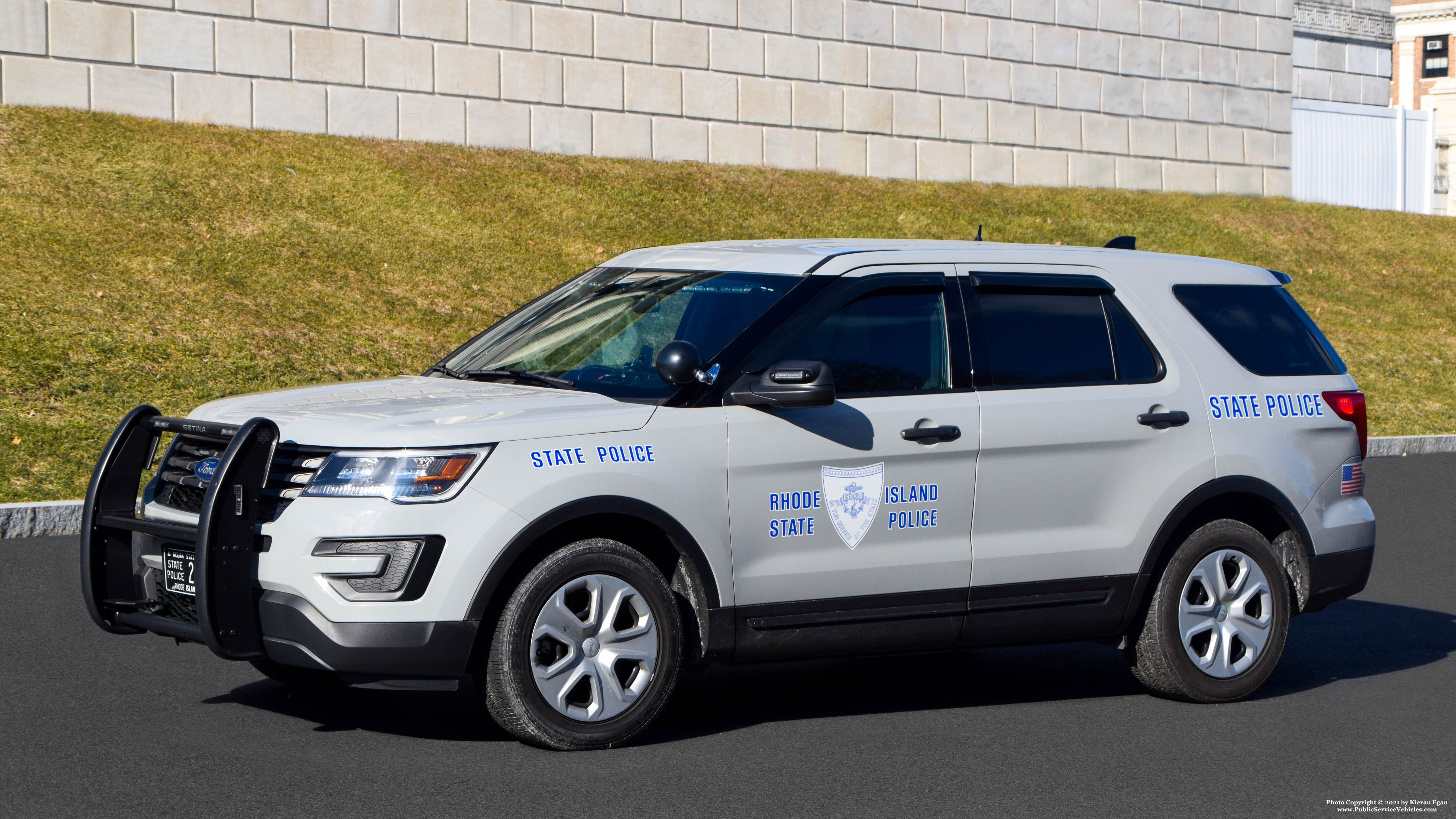 A photo  of Rhode Island State Police
            Cruiser 20, a 2017 Ford Police Interceptor Utility             taken by Kieran Egan