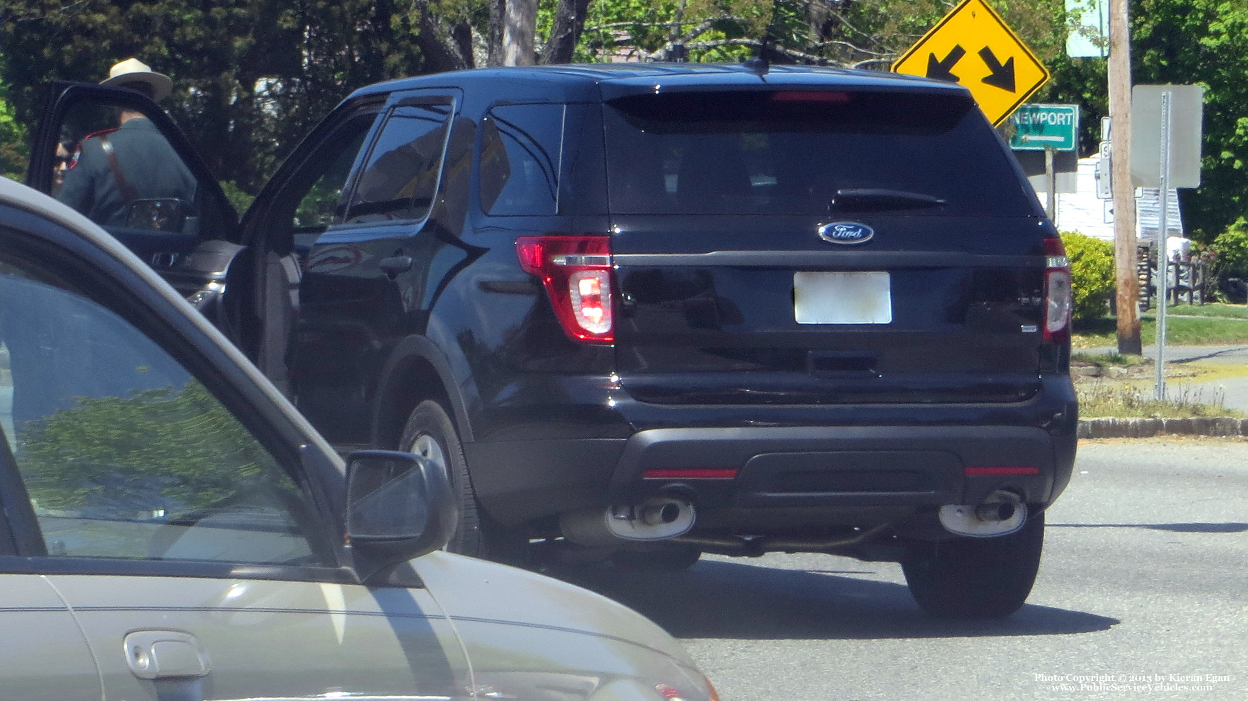 A photo  of Rhode Island State Police
            Cruiser 125, a 2013-2015 Ford Police Interceptor Utility             taken by Kieran Egan