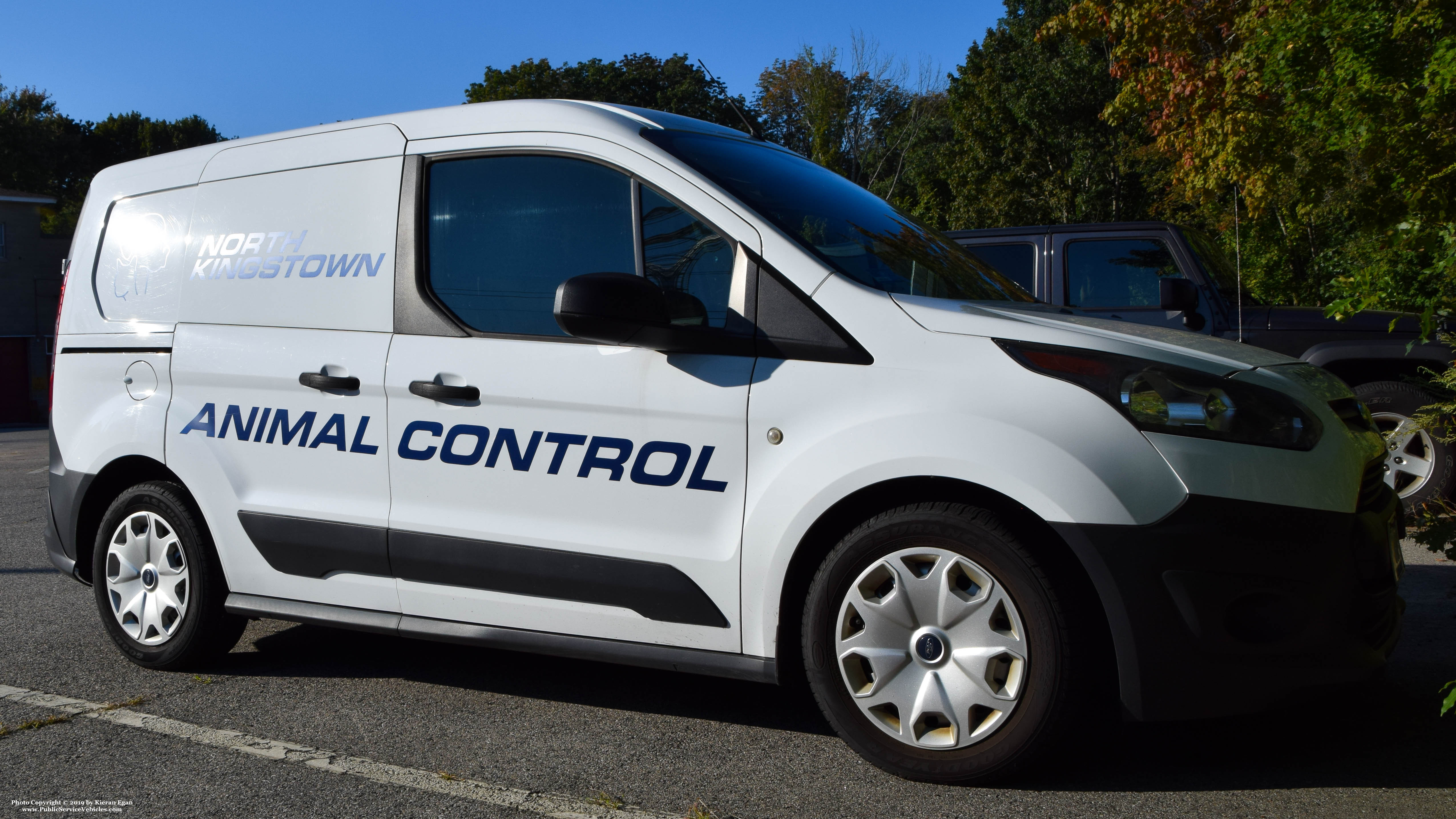 A photo  of North Kingstown Police
            Animal Control Unit, a 2014 Ford Transit Connect             taken by Kieran Egan