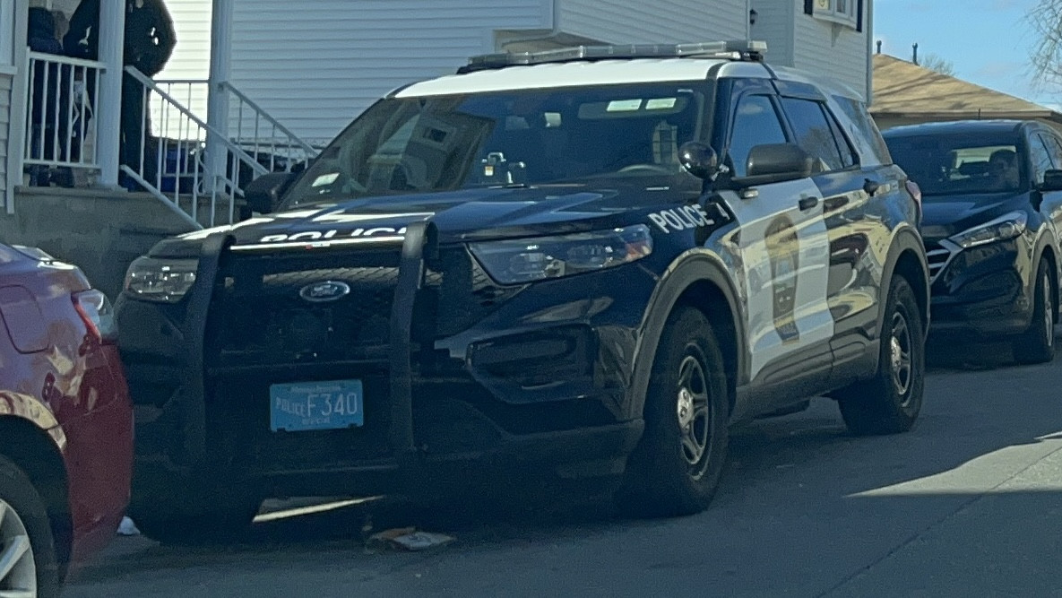 A photo  of Fall River Police
            Car 4, a 2021 Ford Police Interceptor Utility             taken by @riemergencyvehicles