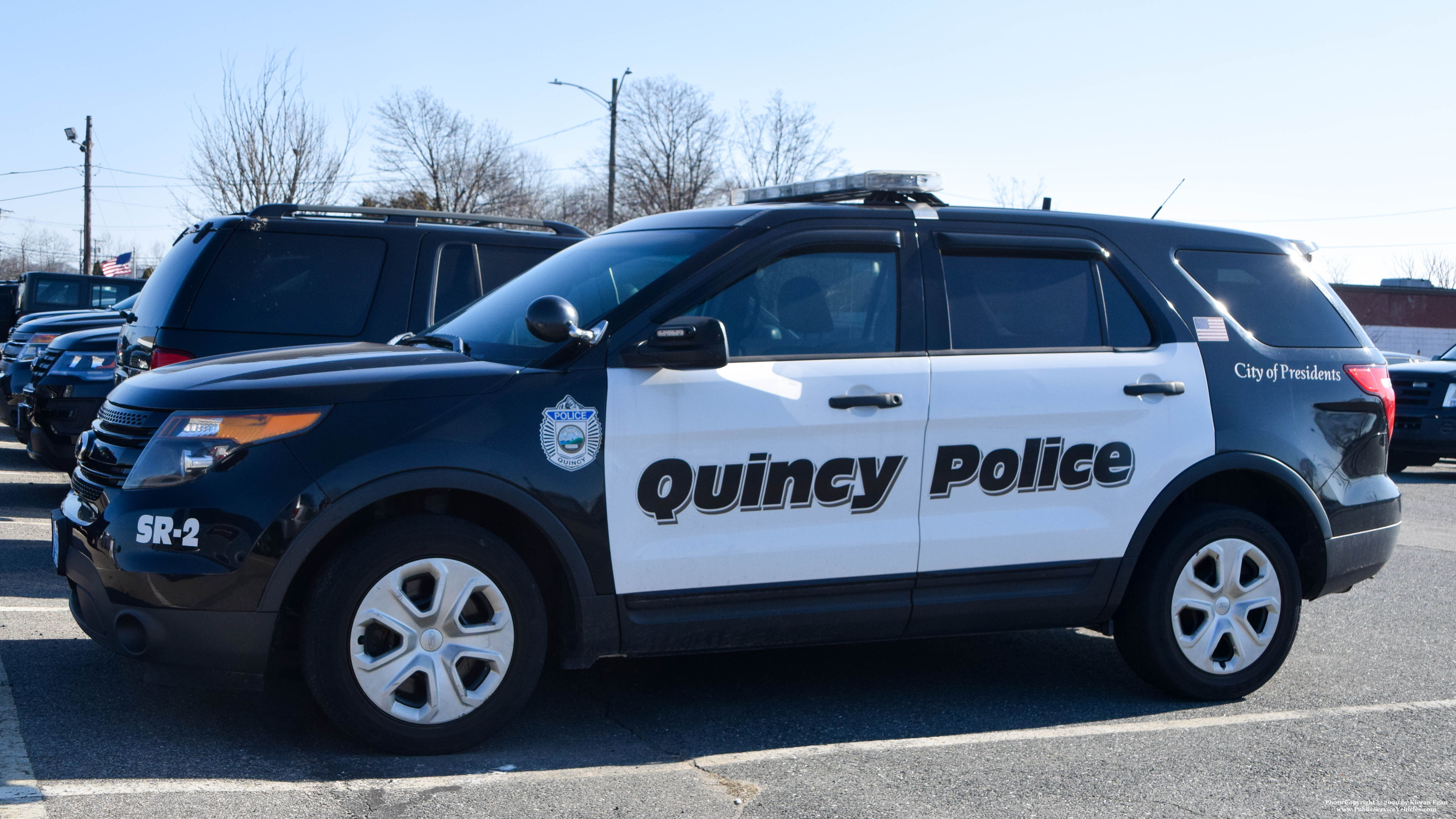 A photo  of Quincy Police
            SR-2, a 2013-2015 Ford Police Interceptor Utility             taken by Kieran Egan