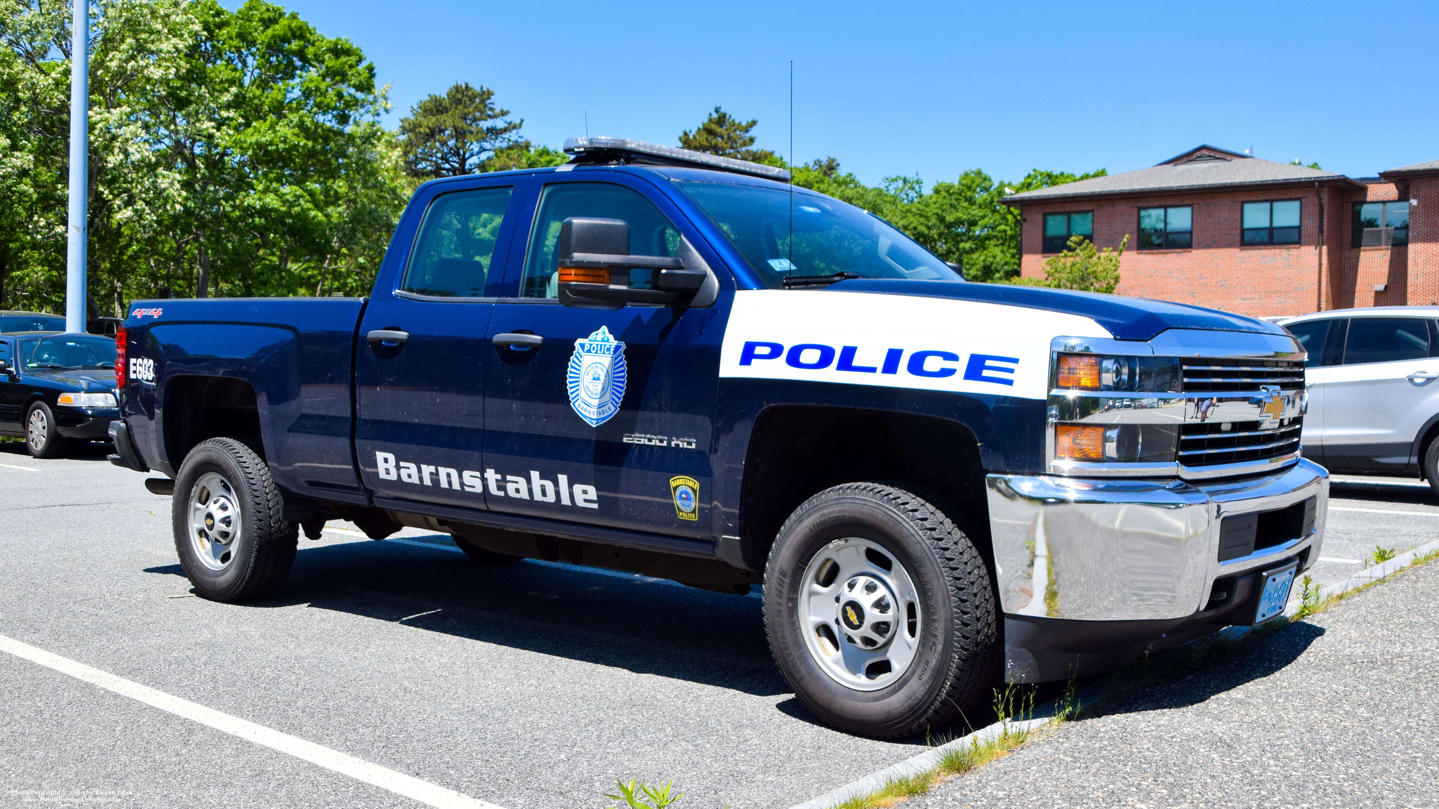 A photo  of Barnstable Police
            E-603, a 2015 Chevrolet Silverado 2500HD             taken by Kieran Egan