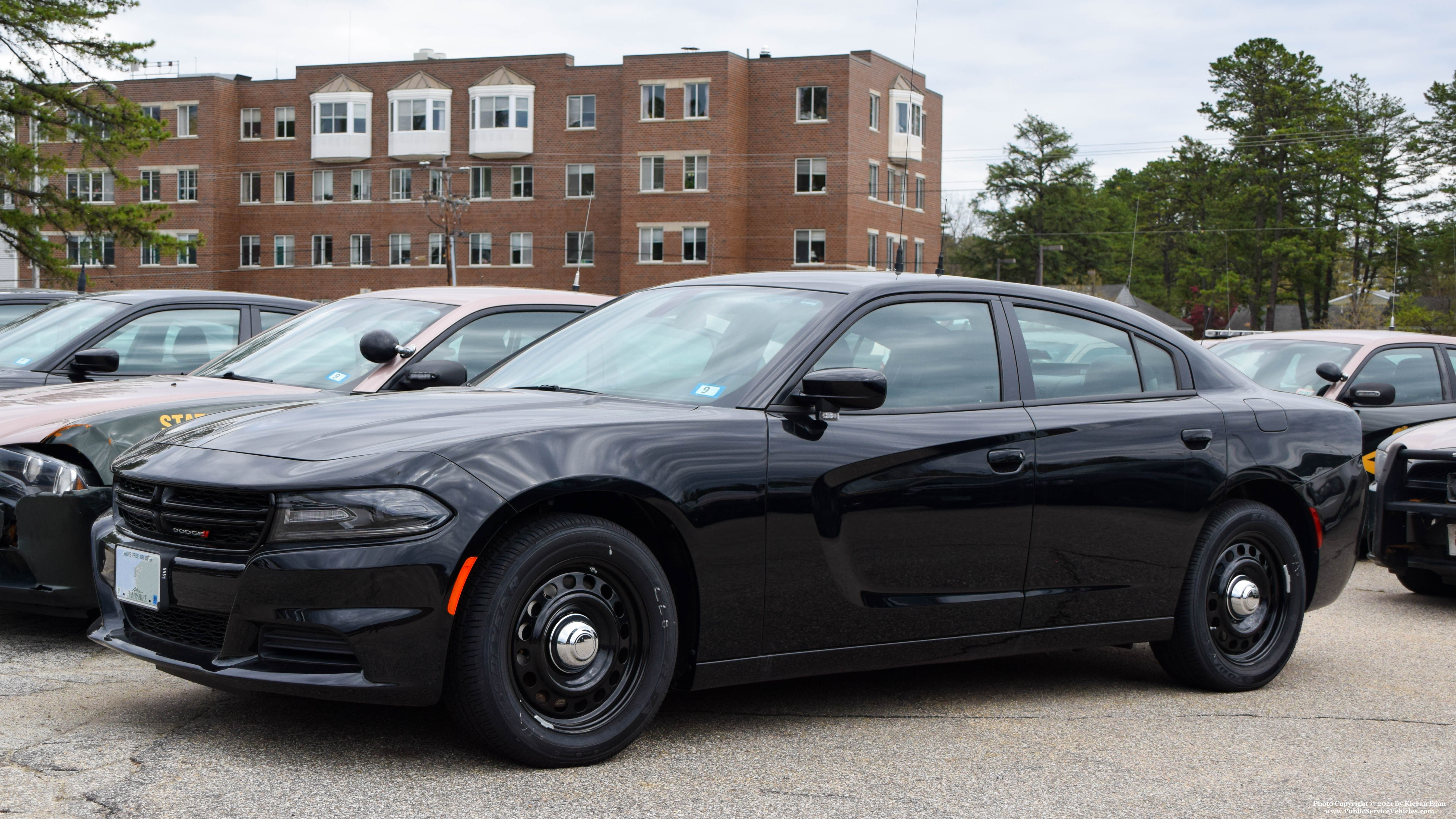 A photo  of New Hampshire State Police
            Cruiser 79, a 2020 Dodge Charger             taken by Kieran Egan
