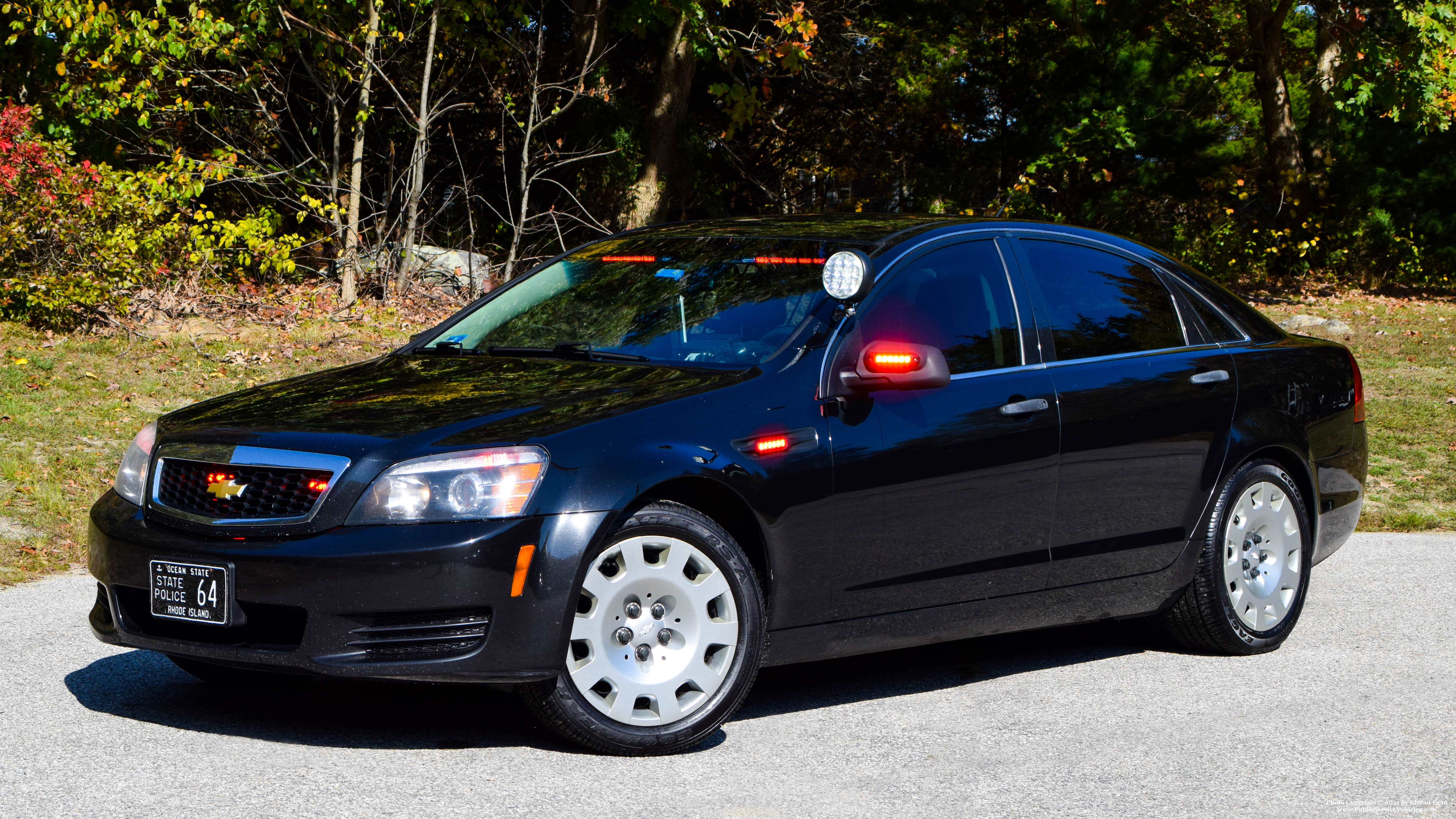 A photo  of Rhode Island State Police
            Cruiser 64, a 2013 Chevrolet Caprice             taken by Kieran Egan