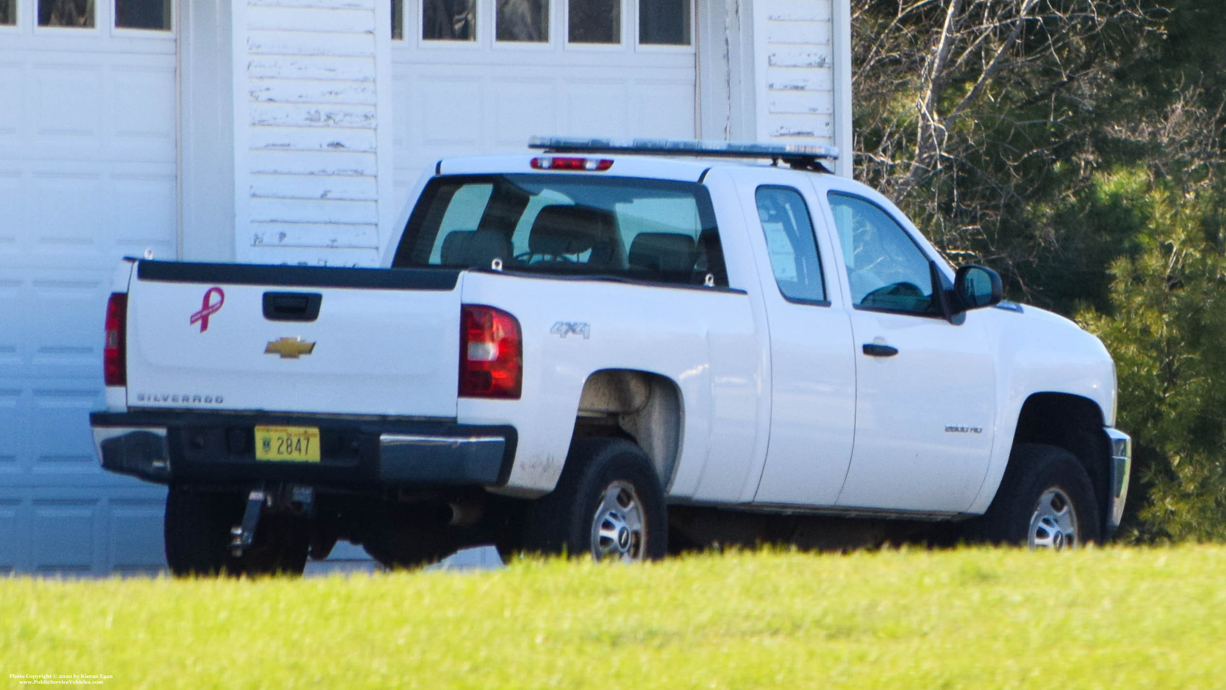 A photo  of Rhode Island State Police
            Cruiser 2847, a 2006-2013 Chevrolet Silverado             taken by Kieran Egan