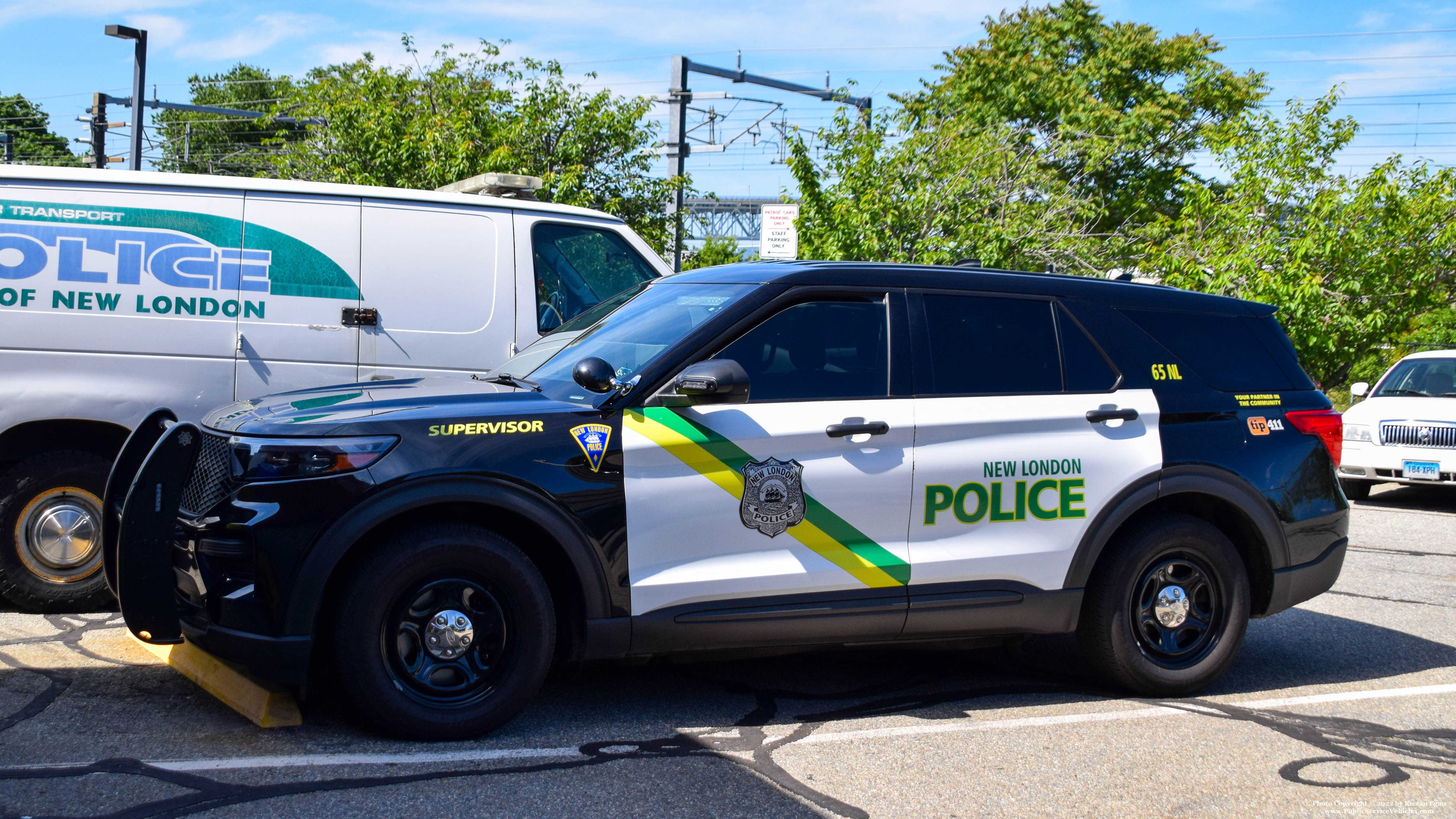 A photo  of New London Police
            Car 65, a 2020-2022 Ford Police Interceptor Utility             taken by Kieran Egan