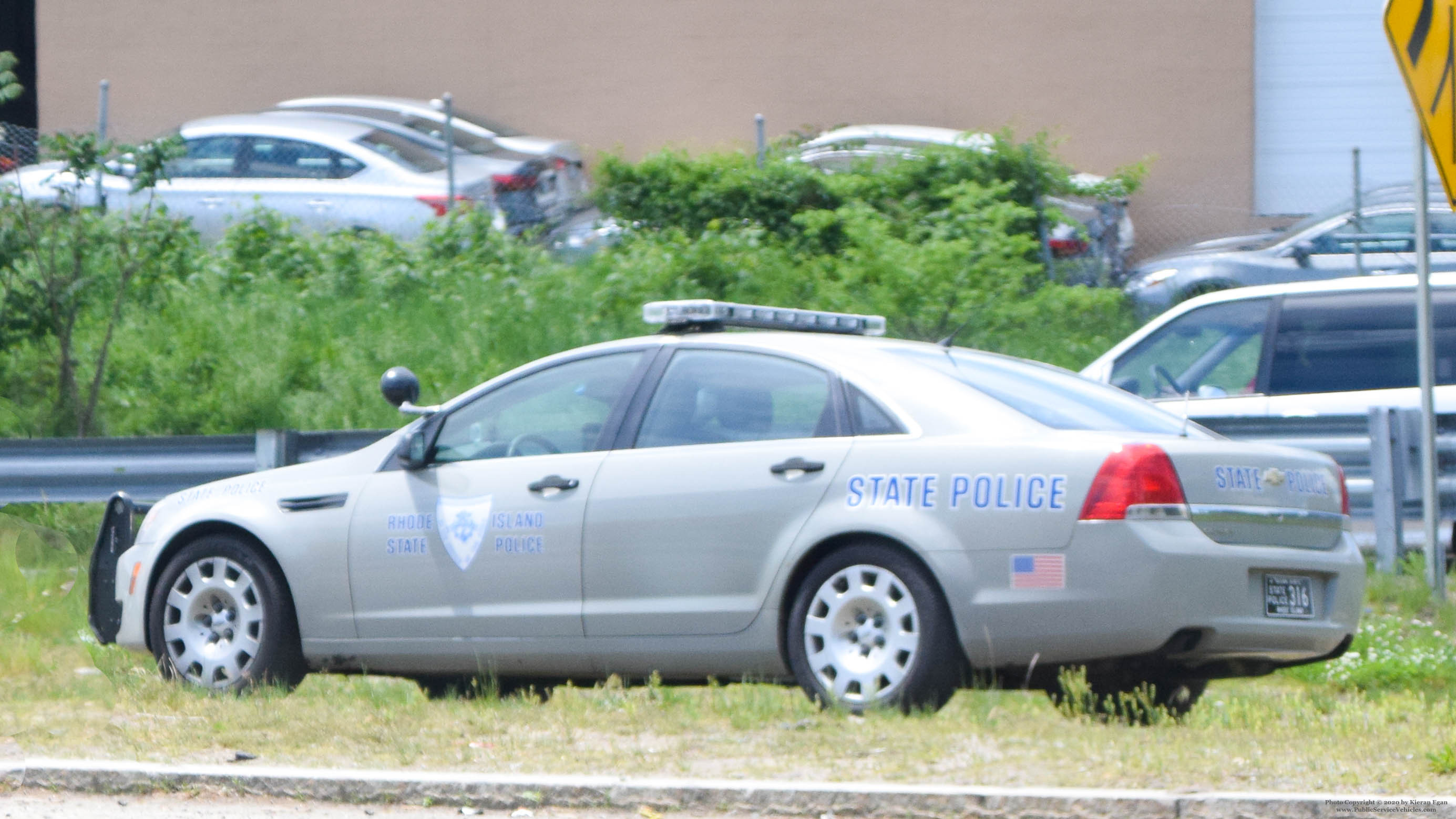 A photo  of Rhode Island State Police
            Cruiser 316, a 2013 Chevrolet Caprice             taken by Kieran Egan