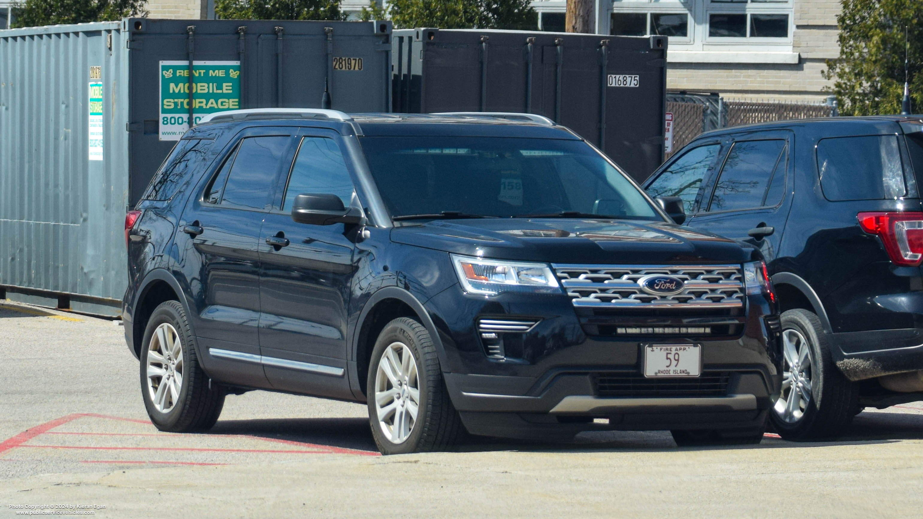 A photo  of Cranston Fire
            Unmarked Unit, a 2018-2019 Ford Explorer             taken by Kieran Egan