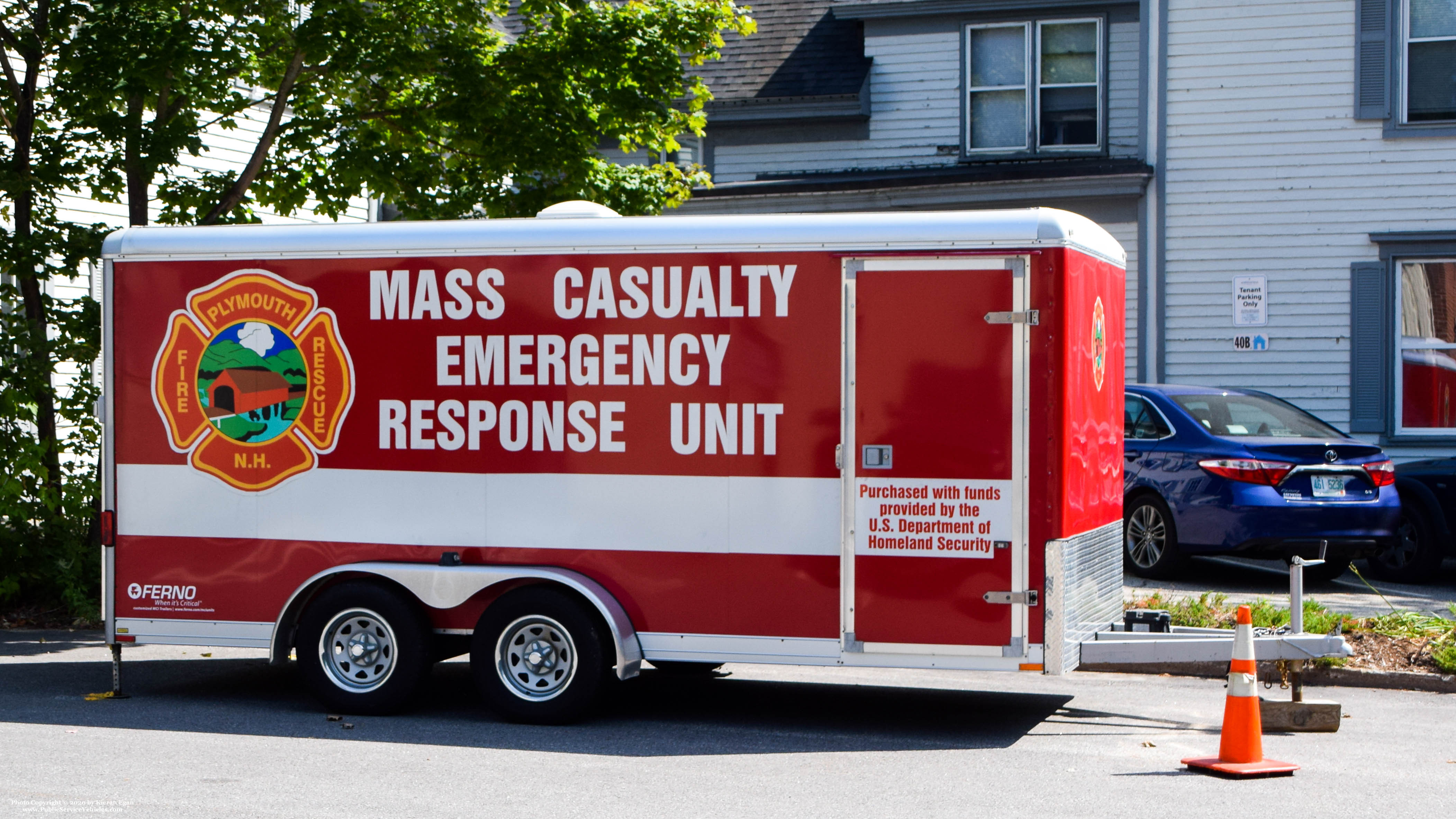 A photo  of Plymouth Fire
            Mass Casualty Emergency Response Trailer, a 1990-2020 Trailer             taken by Kieran Egan