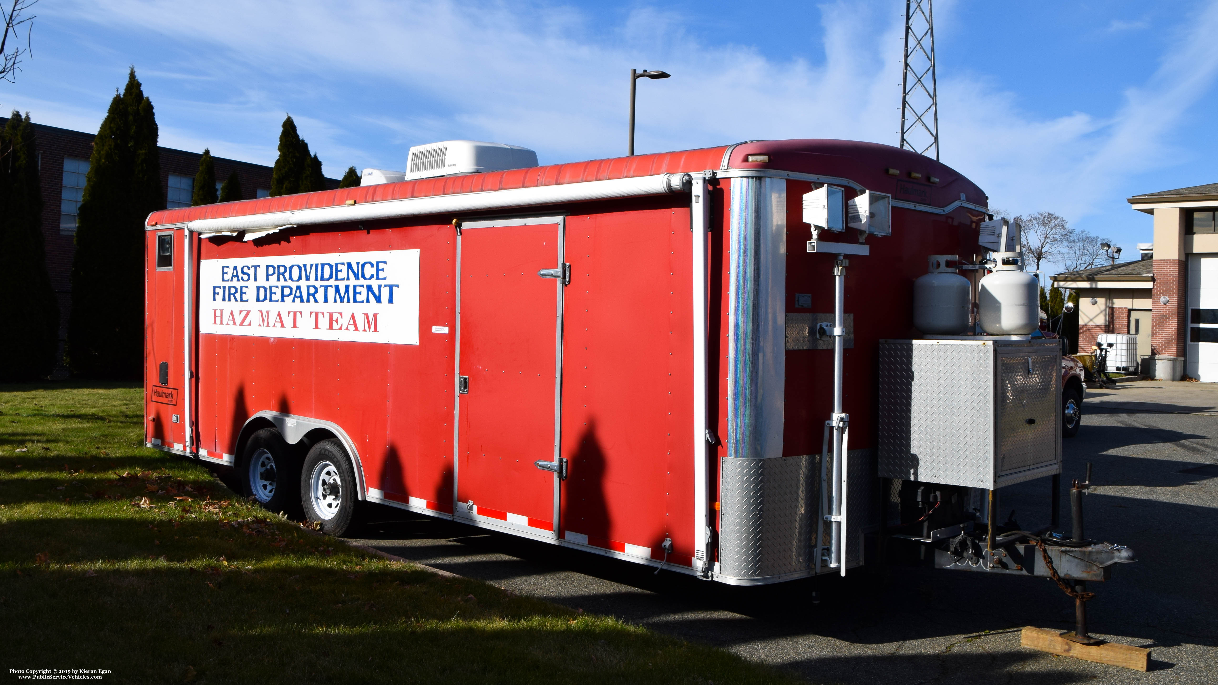 A photo  of East Providence Fire
            HazMat Trailer, a 2005 Haulmark Trailer             taken by Kieran Egan