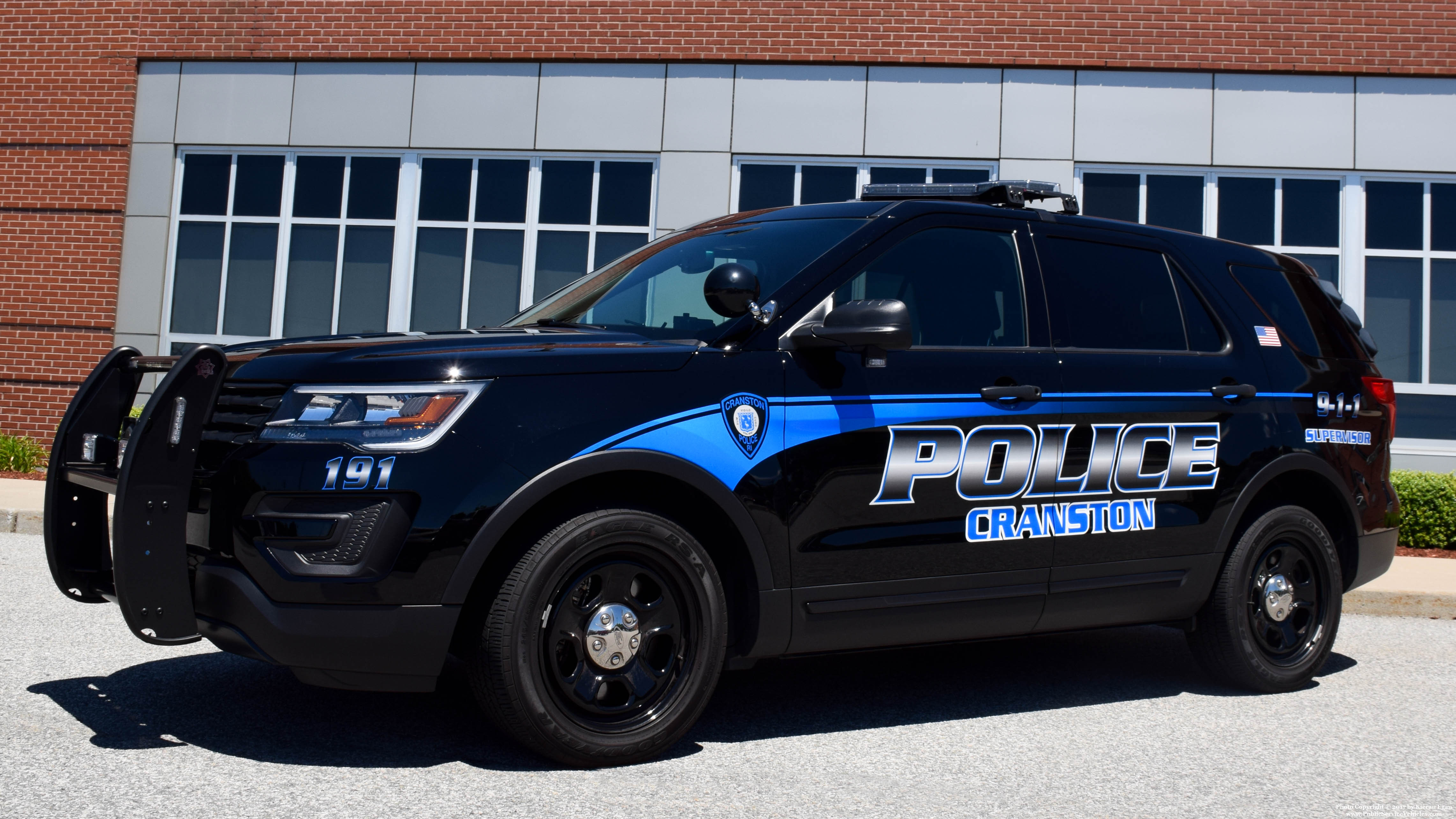 A photo  of Cranston Police
            Cruiser 191, a 2016 Ford Police Interceptor Utility             taken by Kieran Egan