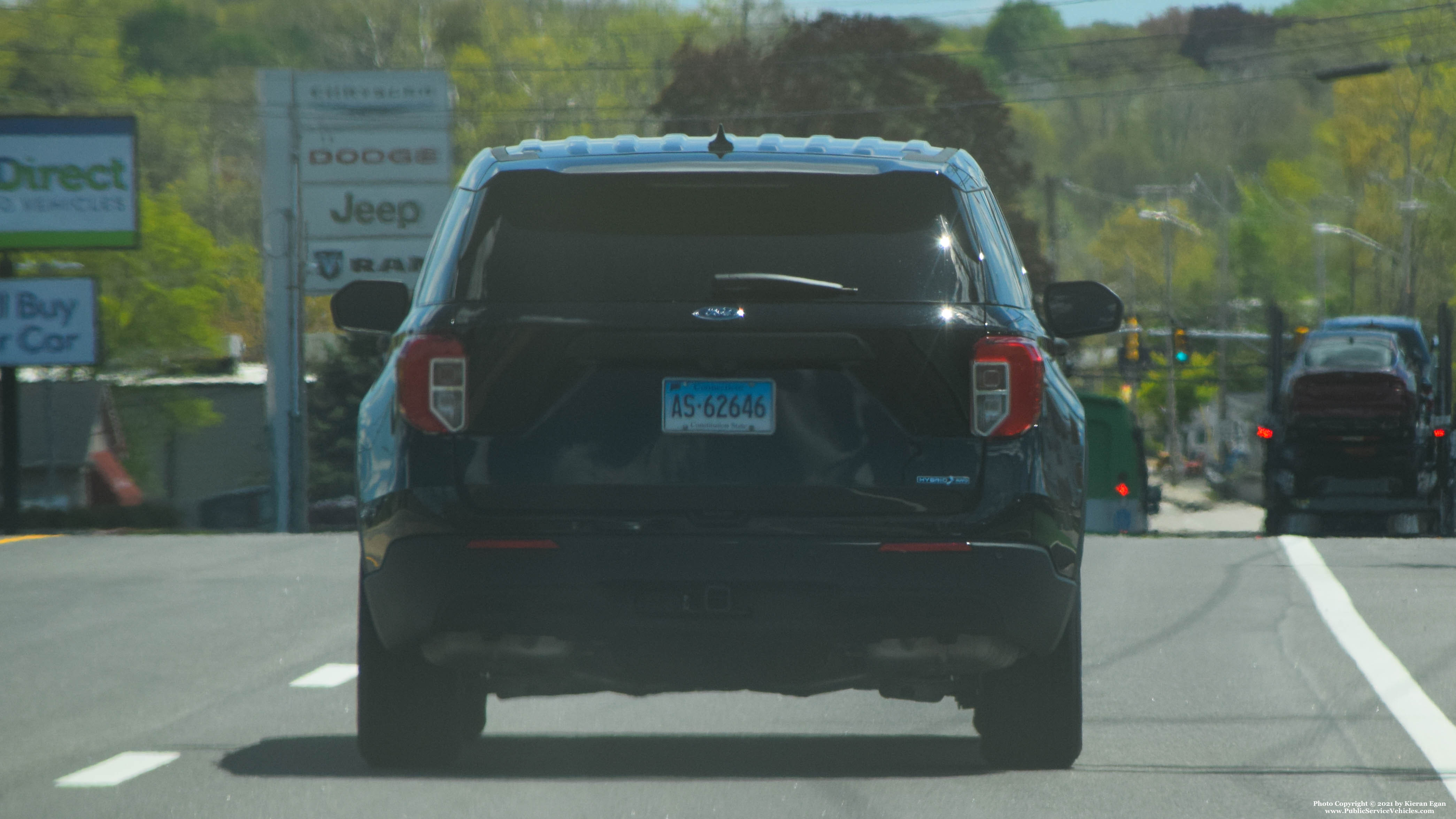 A photo  of Connecticut Department of Corrections
            Unmarked Unit, a 2020-2021 Ford Police Interceptor Utility             taken by Kieran Egan