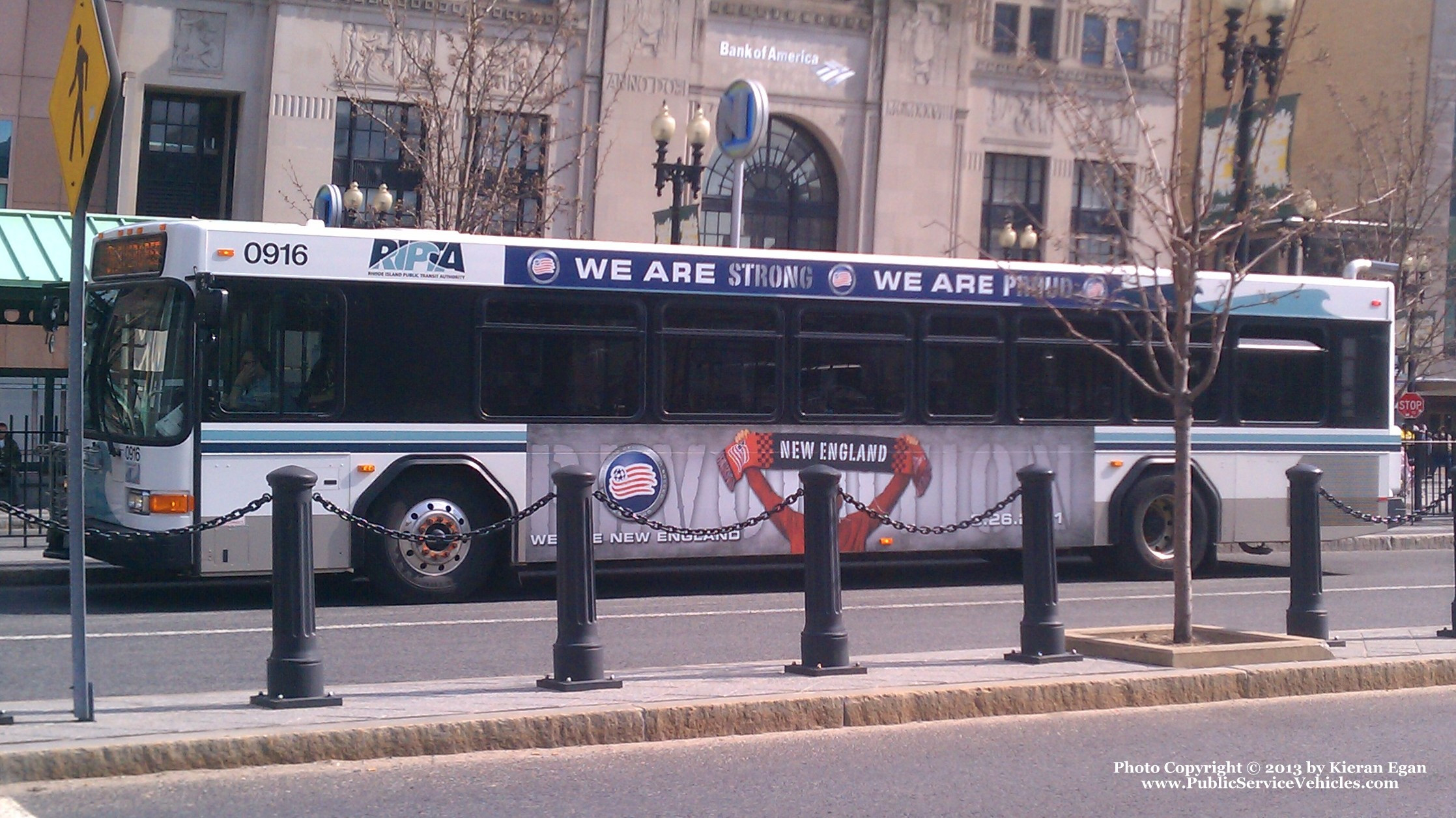 A photo  of Rhode Island Public Transit Authority
            Bus 0916, a 2009 Gillig Low Floor             taken by Kieran Egan