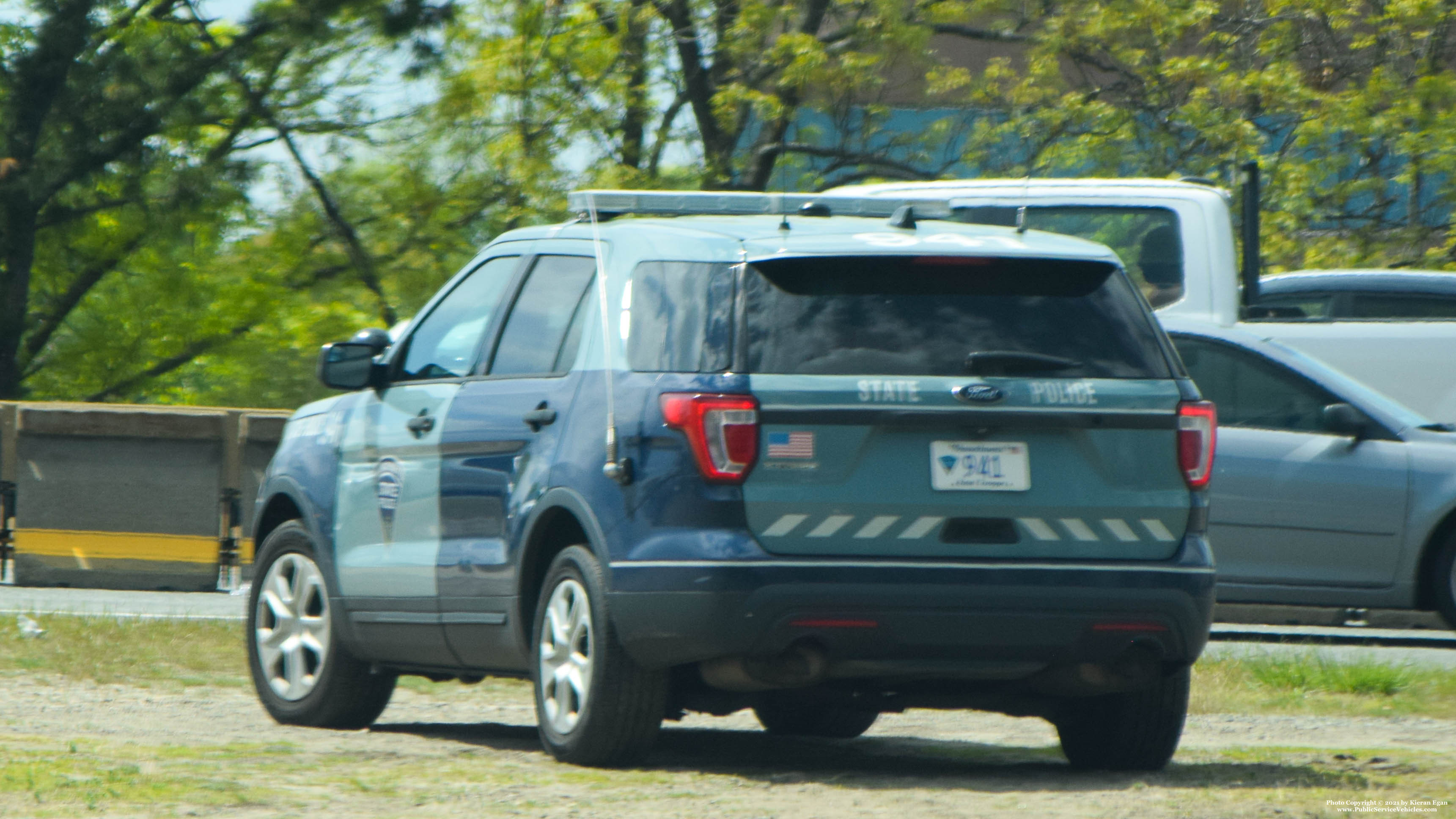 A photo  of Massachusetts State Police
            Cruiser 941, a 2017 Ford Police Interceptor Utility             taken by Kieran Egan