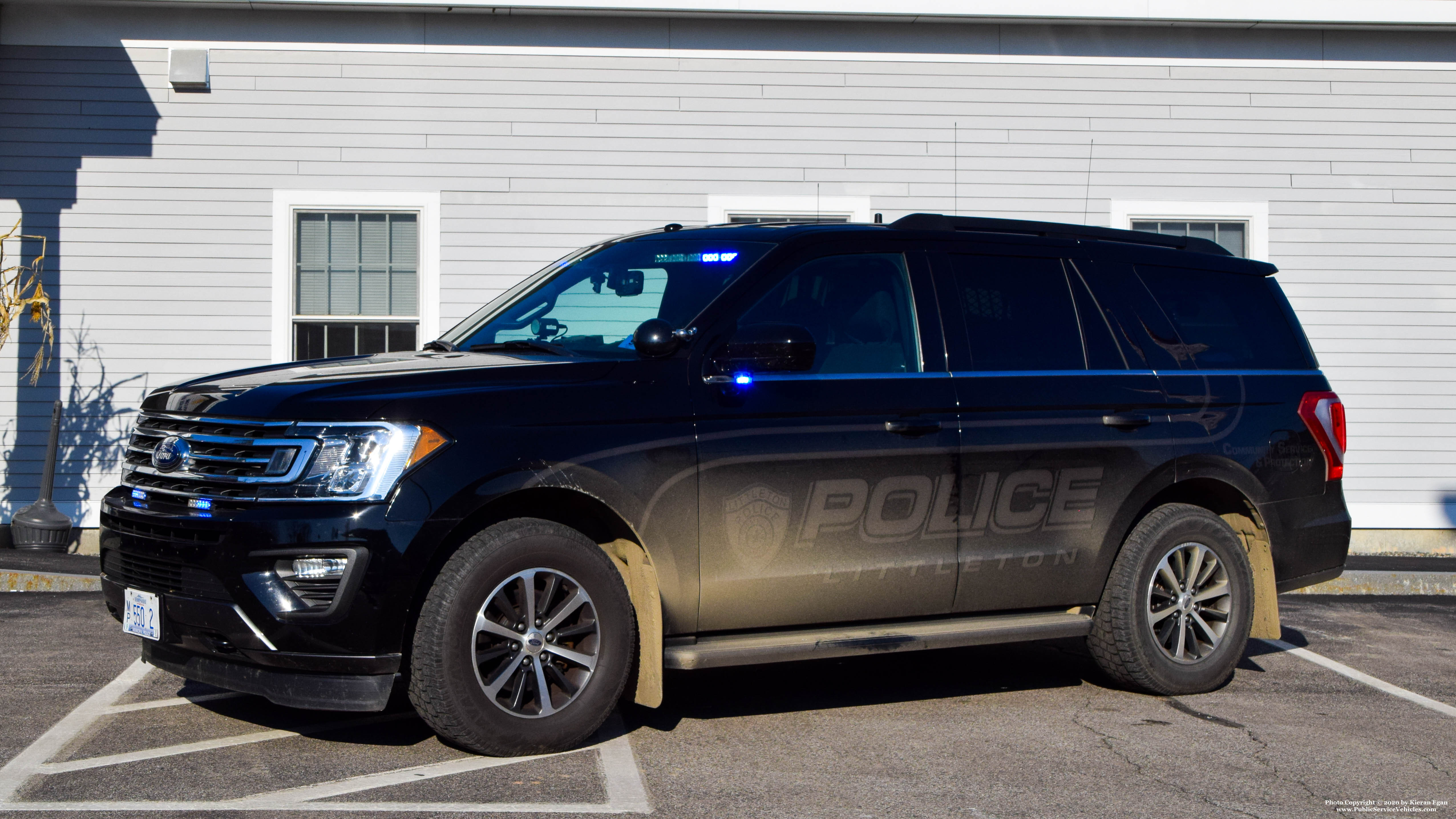 A photo  of Littleton Police
            Car 2, a 2019 Ford Expedition             taken by Kieran Egan