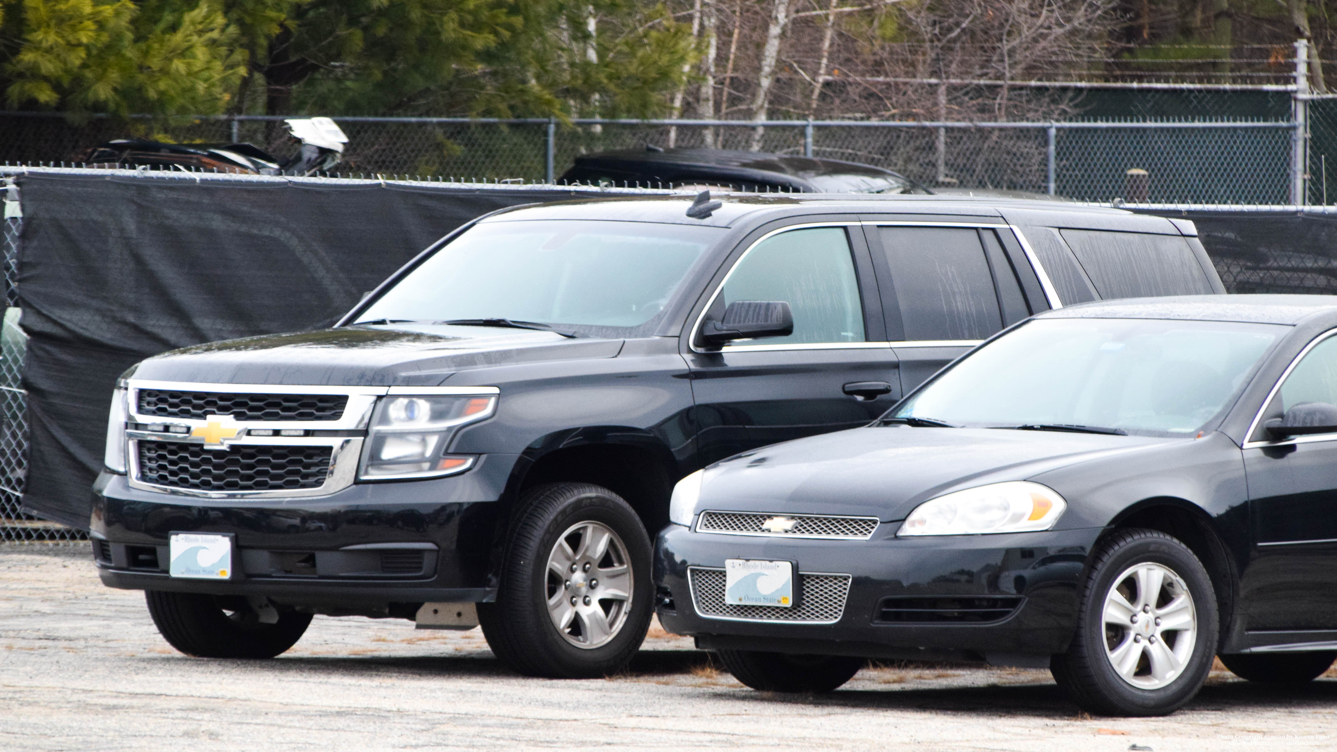 A photo  of Rhode Island State Police
            Unmarked Unit, a 2015-2020 Chevrolet Tahoe             taken by Kieran Egan