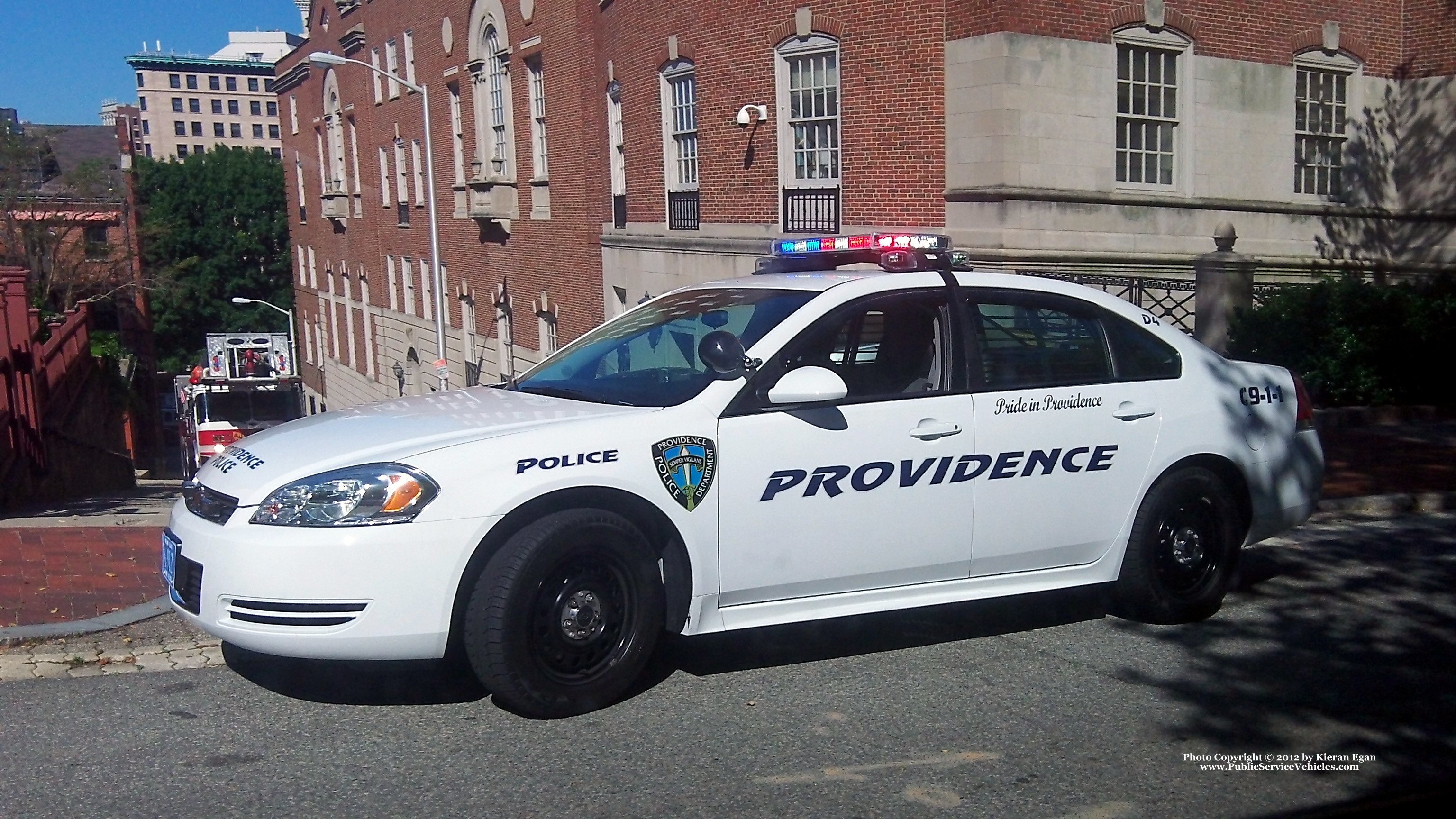A photo  of Providence Police
            Cruiser 912, a 2006-2012 Chevrolet Impala             taken by Kieran Egan