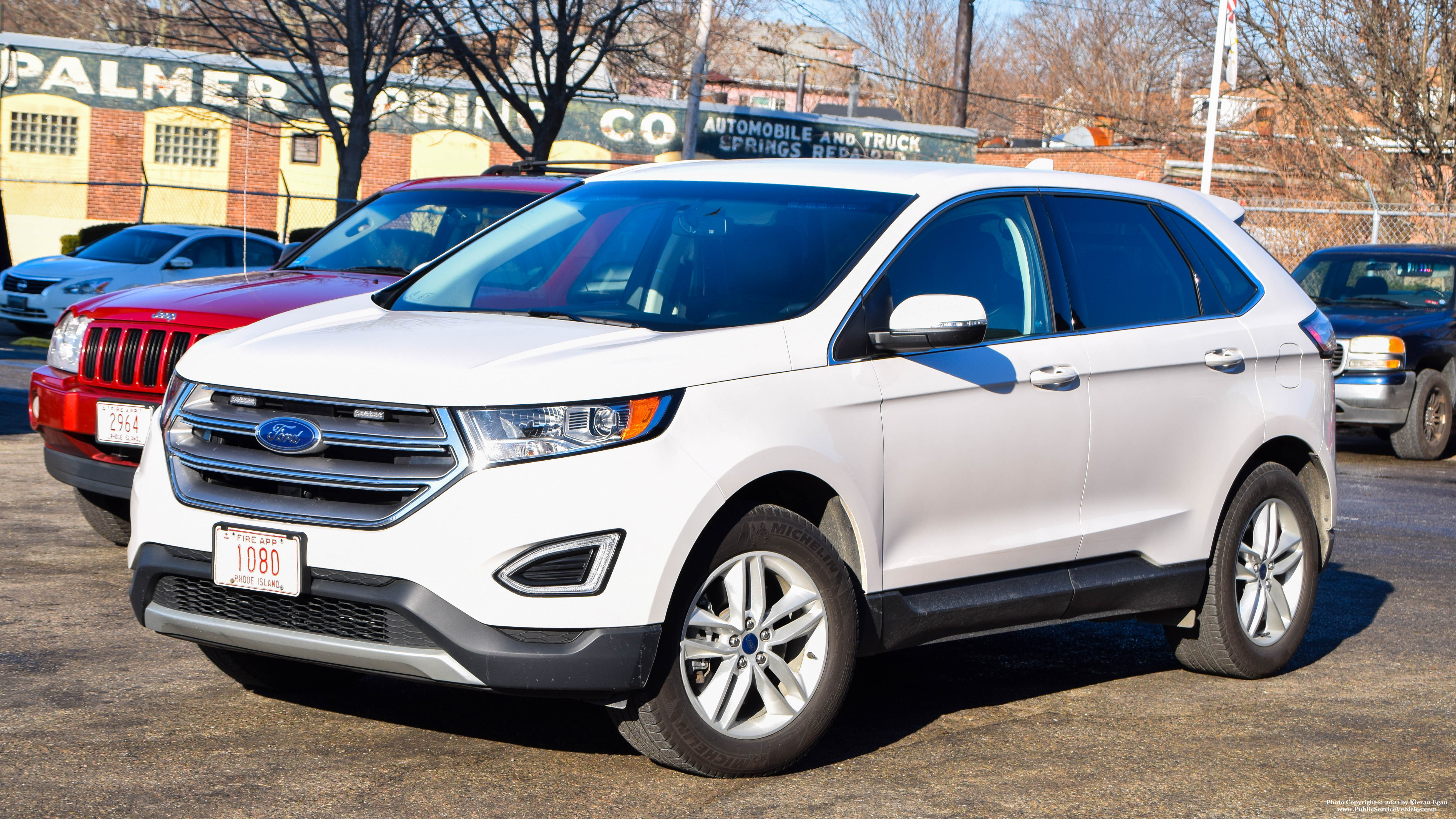 A photo  of Providence Fire
            Administration Vehicle, a 2015-2019 Ford Edge             taken by Kieran Egan