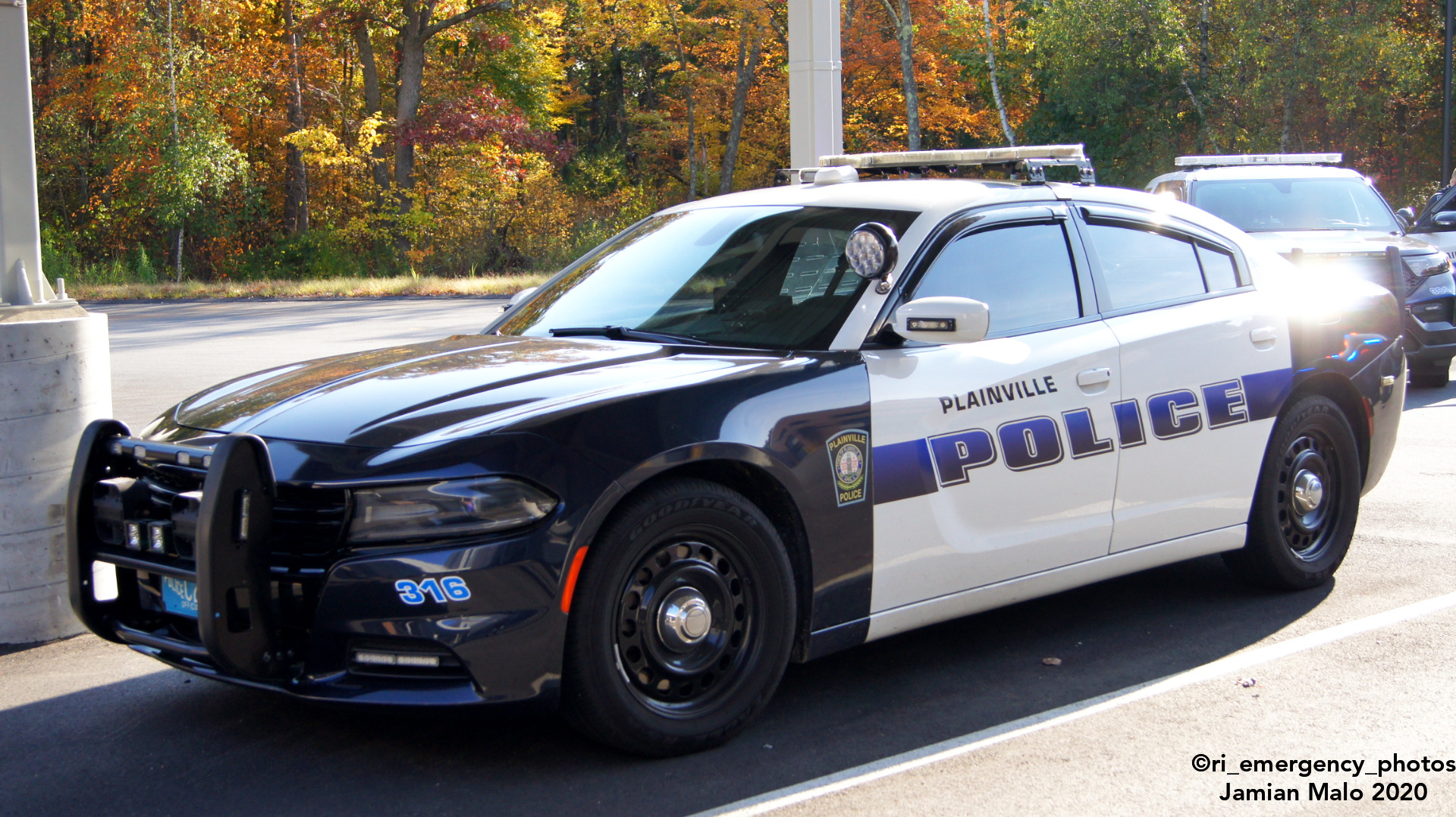 A photo  of Plainville Police
            Cruiser 316, a 2016 Dodge Charger             taken by Jamian Malo