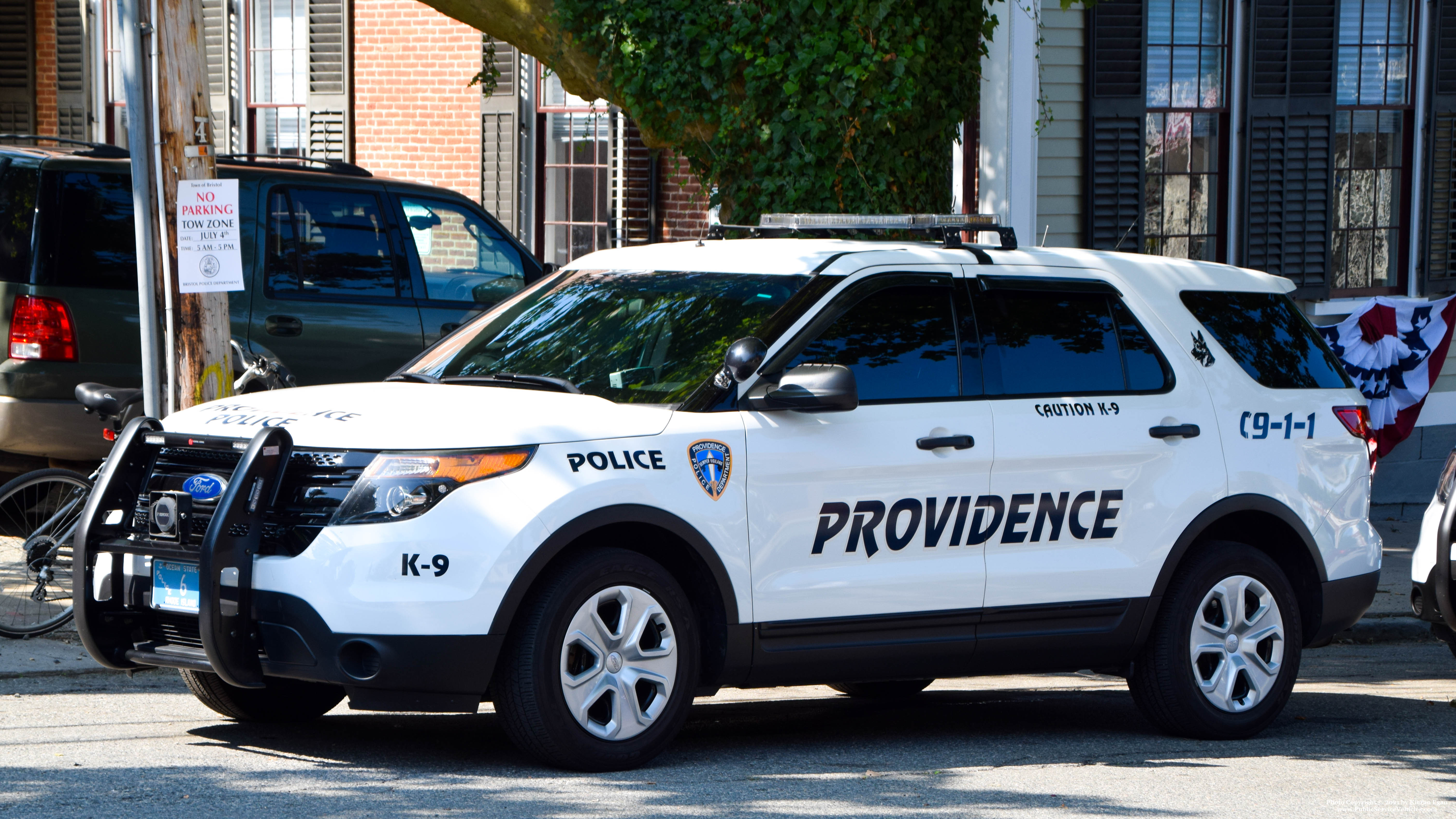 A photo  of Providence Police
            Cruiser 6, a 2015 Ford Police Interceptor Utility             taken by Kieran Egan