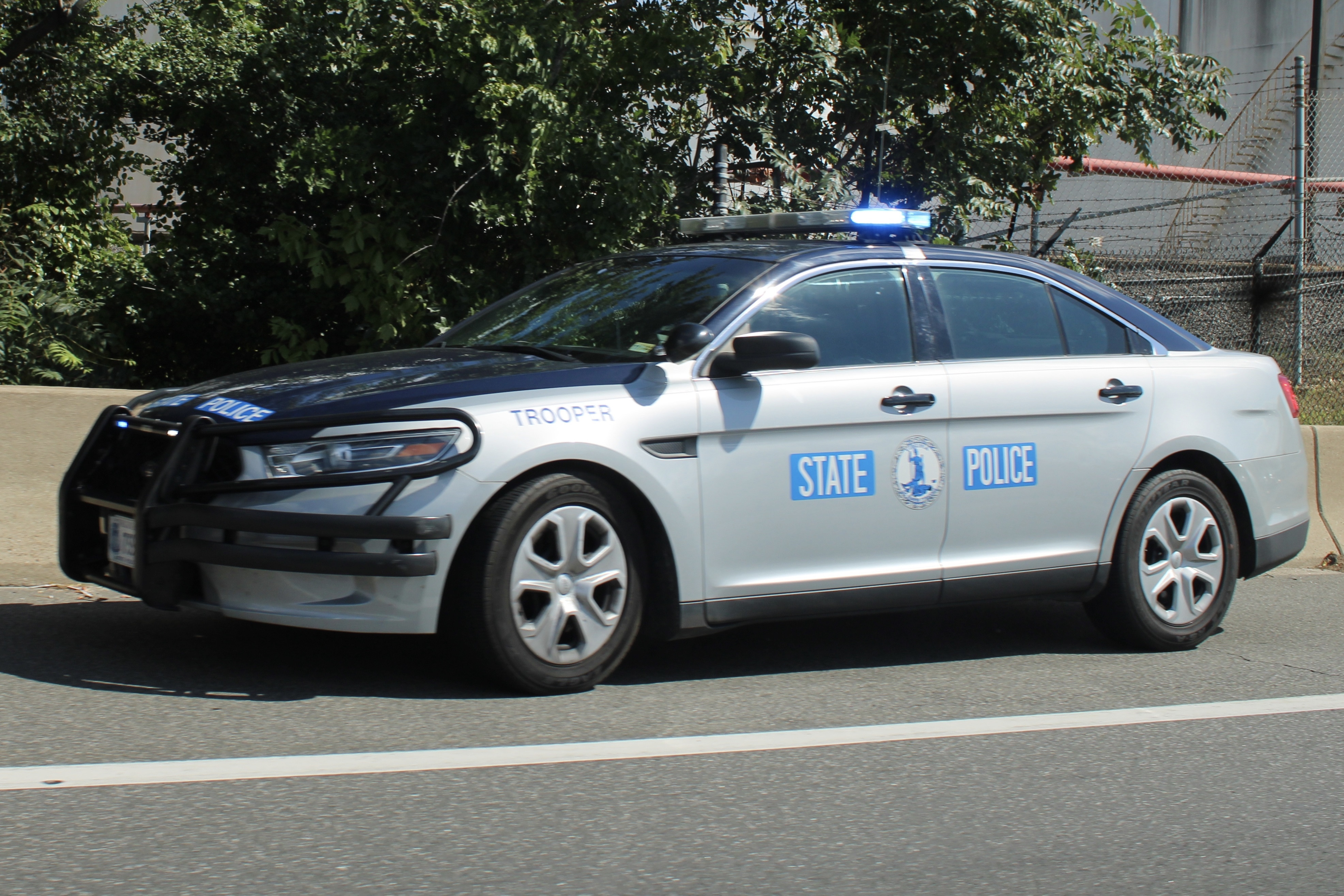 A photo  of Virginia State Police
            Cruiser 7599, a 2018 Ford Police Interceptor Sedan             taken by @riemergencyvehicles